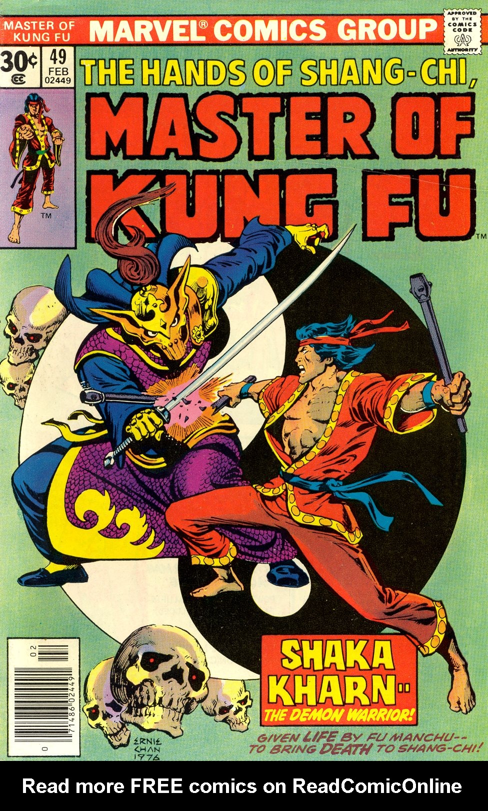 Read online Master of Kung Fu (1974) comic -  Issue #49 - 1