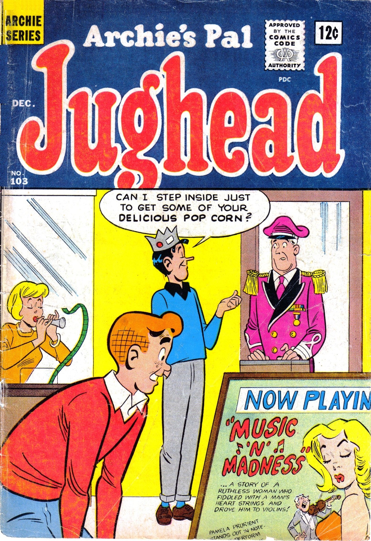 Read online Archie's Pal Jughead comic -  Issue #103 - 1