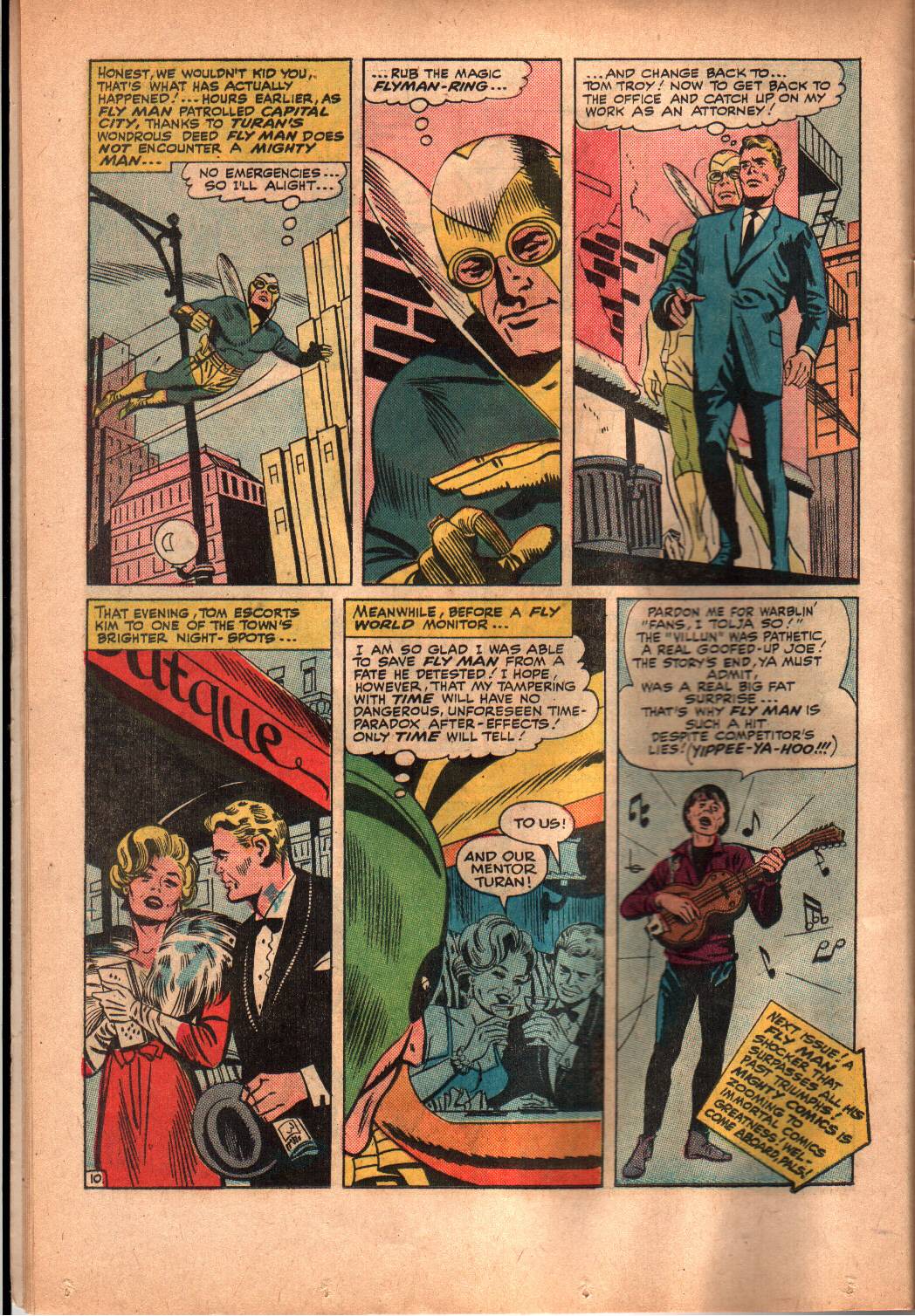 Read online Fly Man comic -  Issue #36 - 11