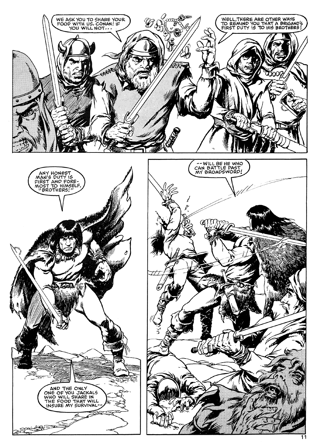 Read online The Savage Sword Of Conan comic -  Issue #110 - 12