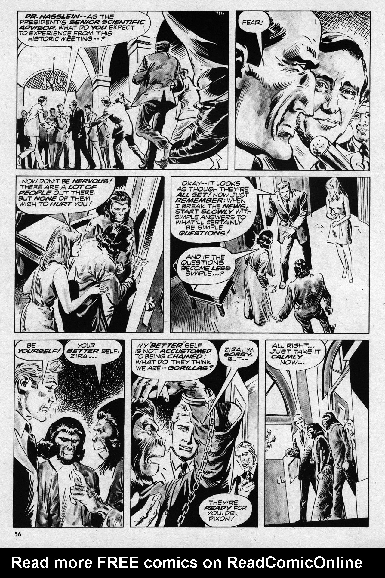 Read online Planet of the Apes comic -  Issue #13 - 56