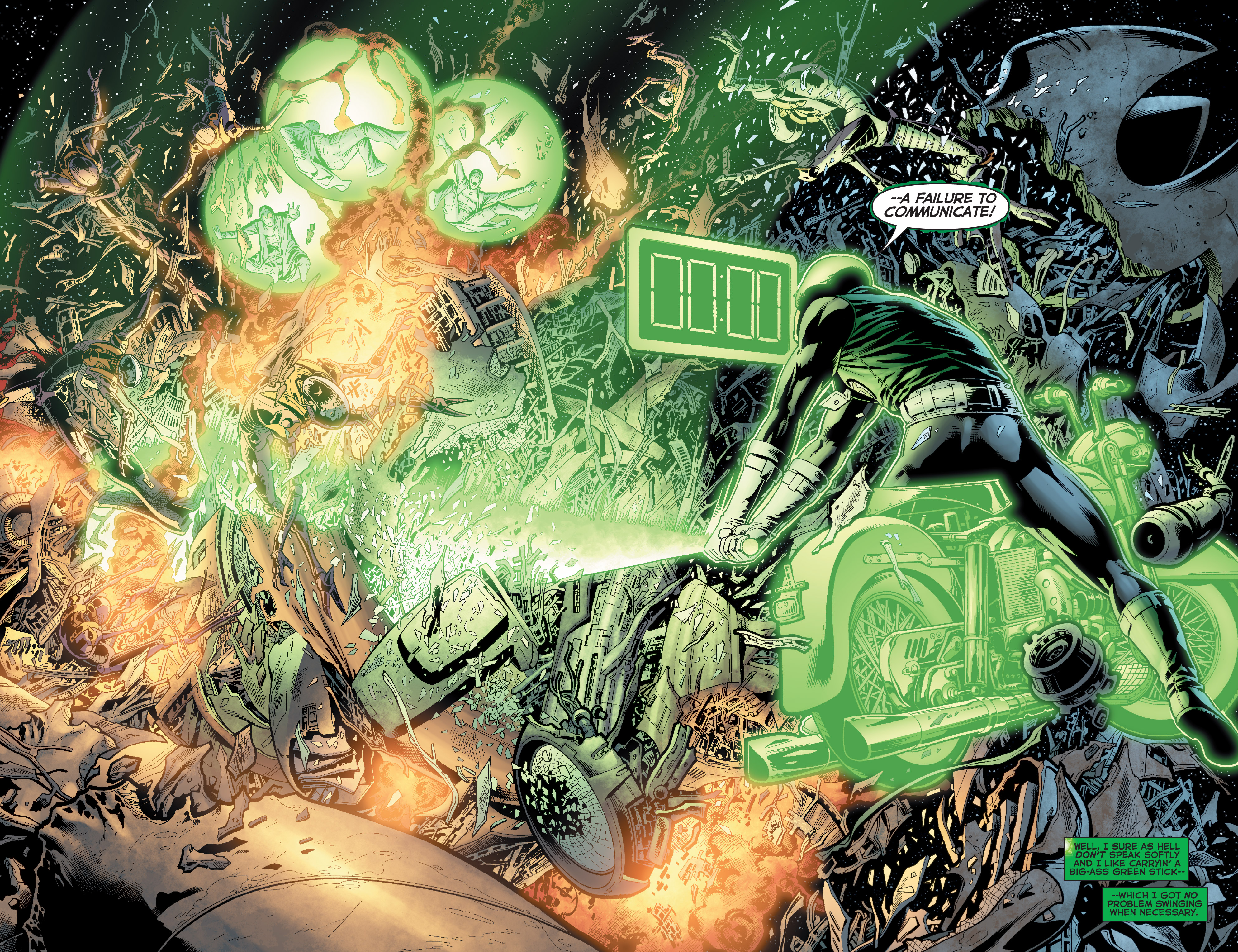 Read online Green Lantern: Emerald Warriors comic -  Issue #1 - 10