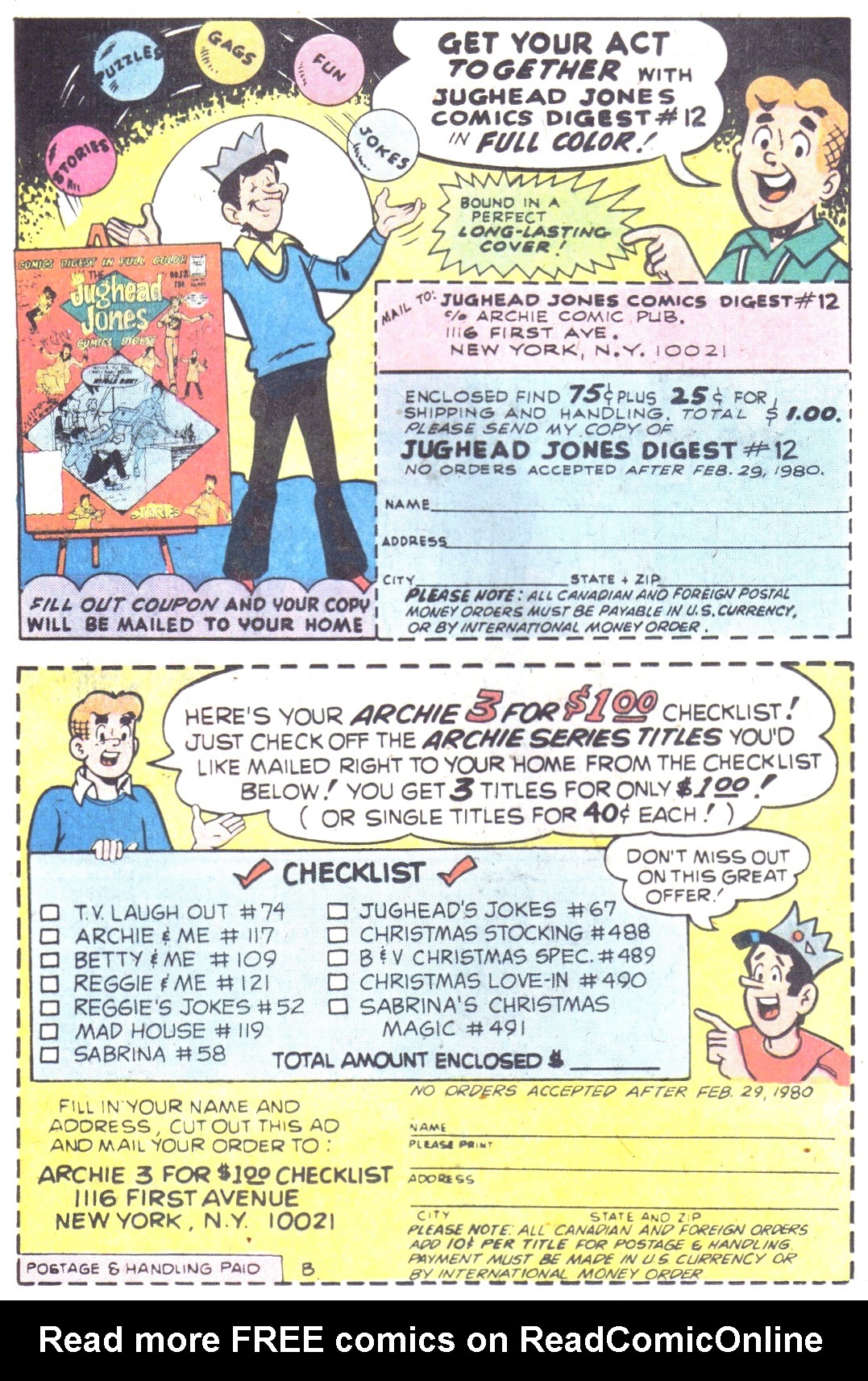 Read online Jughead (1965) comic -  Issue #297 - 19
