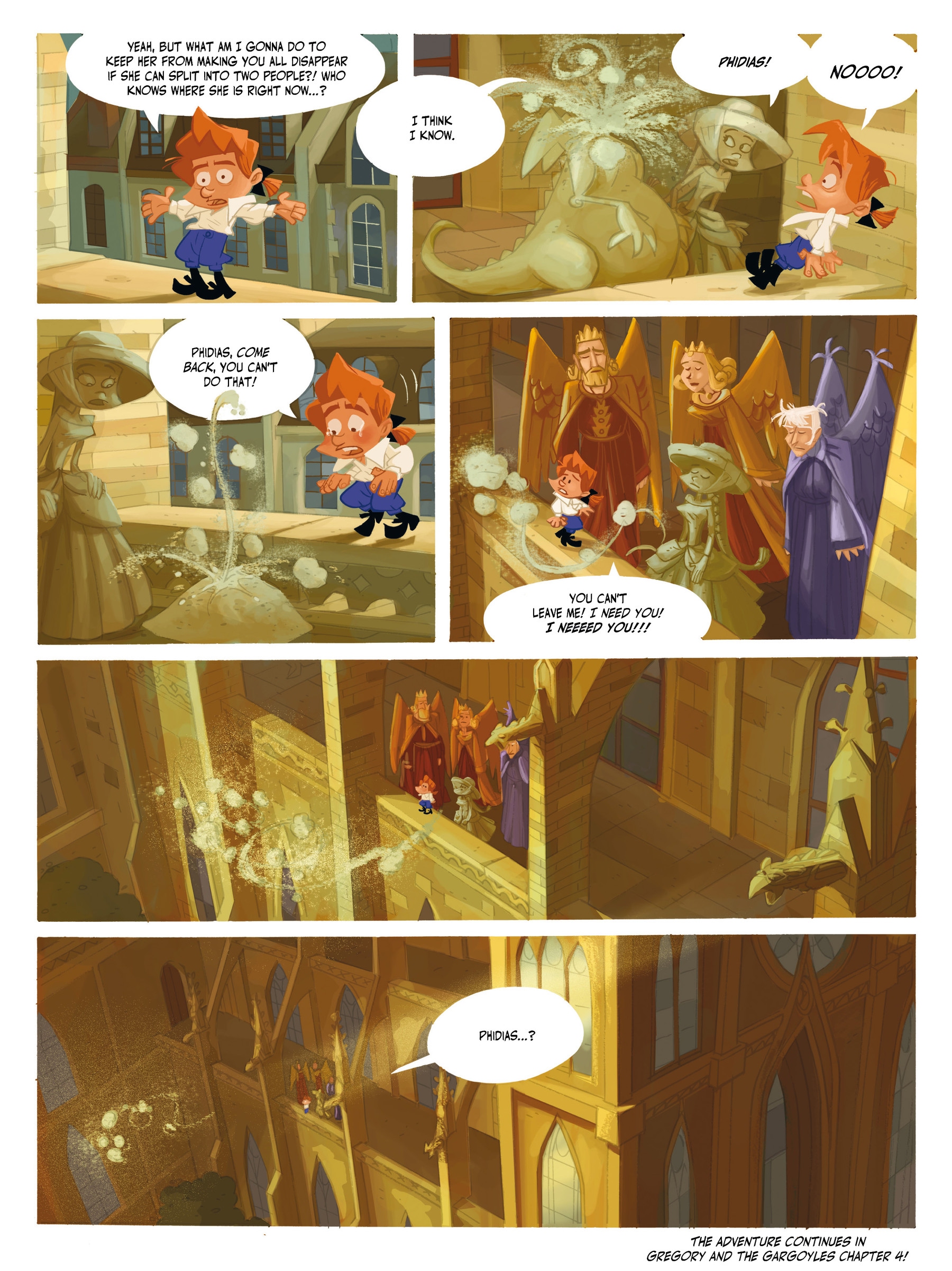 Read online Gregory and the Gargoyles comic -  Issue #3 - 57