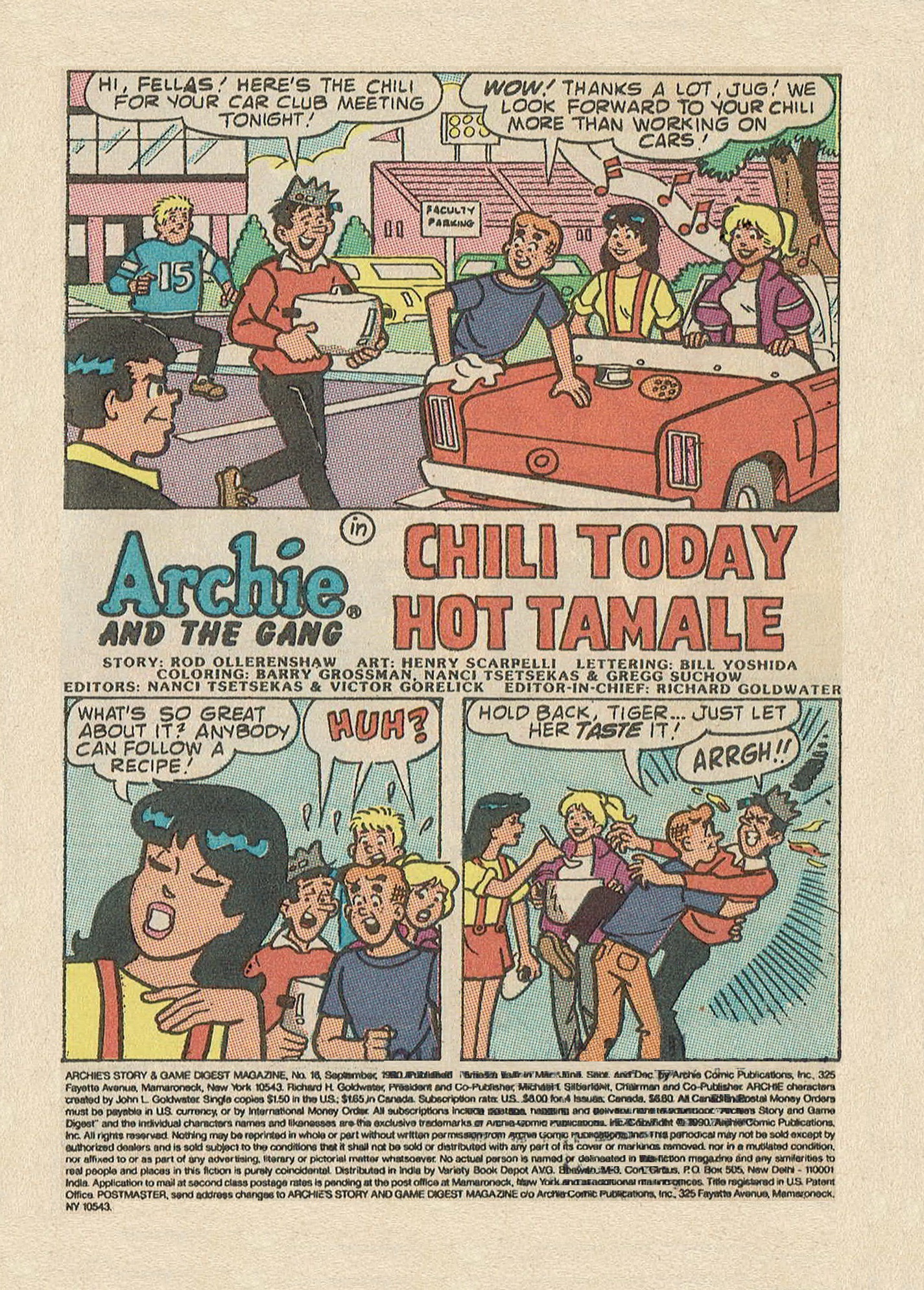 Read online Archie's Story & Game Digest Magazine comic -  Issue #16 - 3