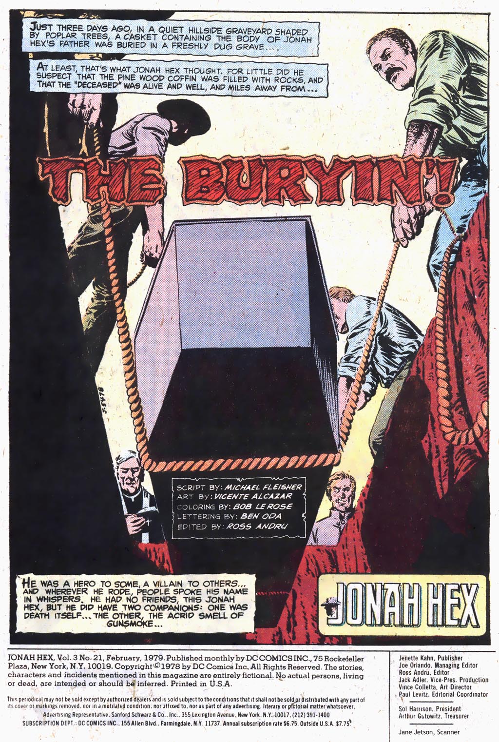 Read online Jonah Hex (1977) comic -  Issue #21 - 3