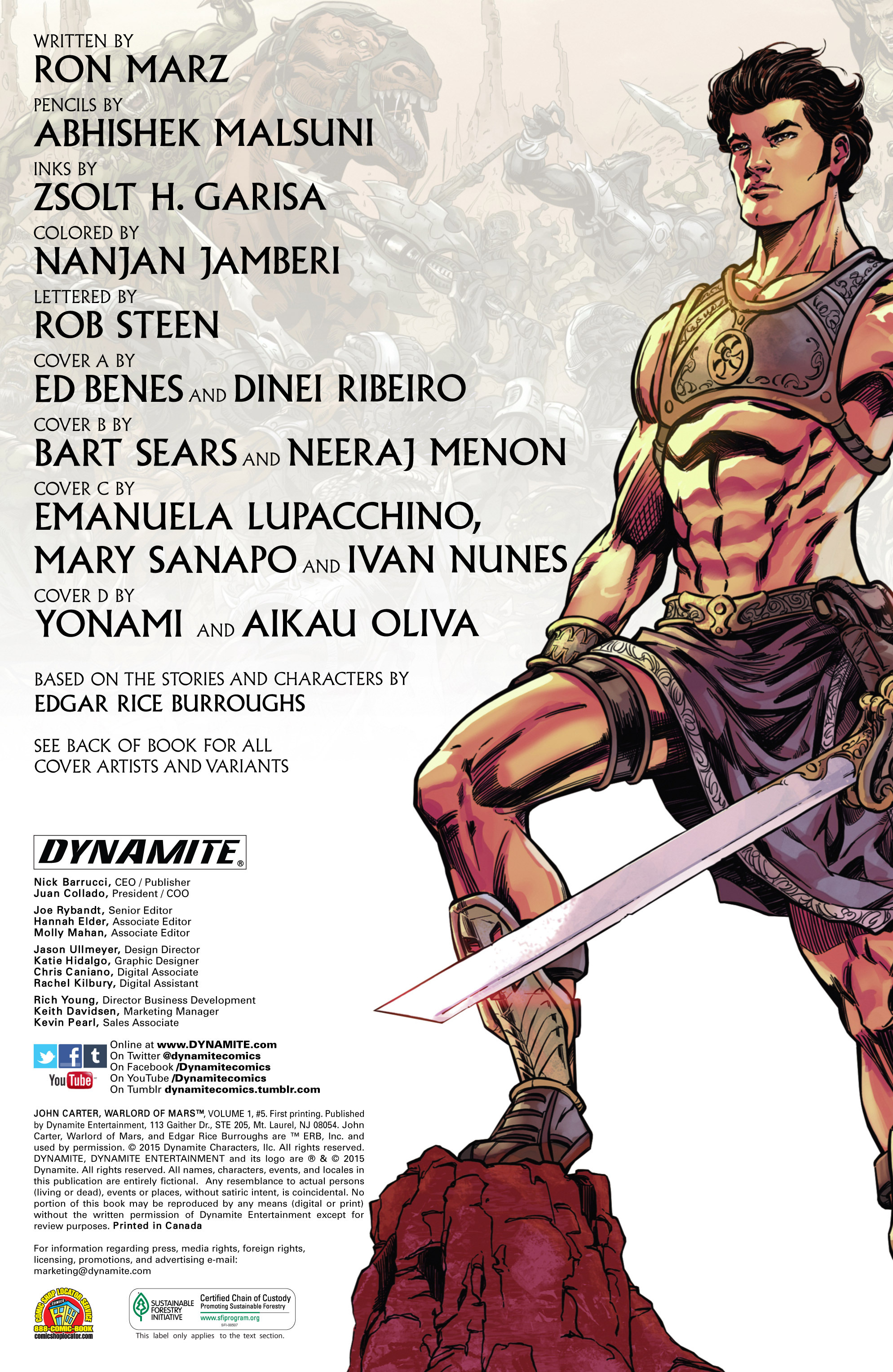 Read online John Carter, Warlord of Mars (2014) comic -  Issue #5 - 4