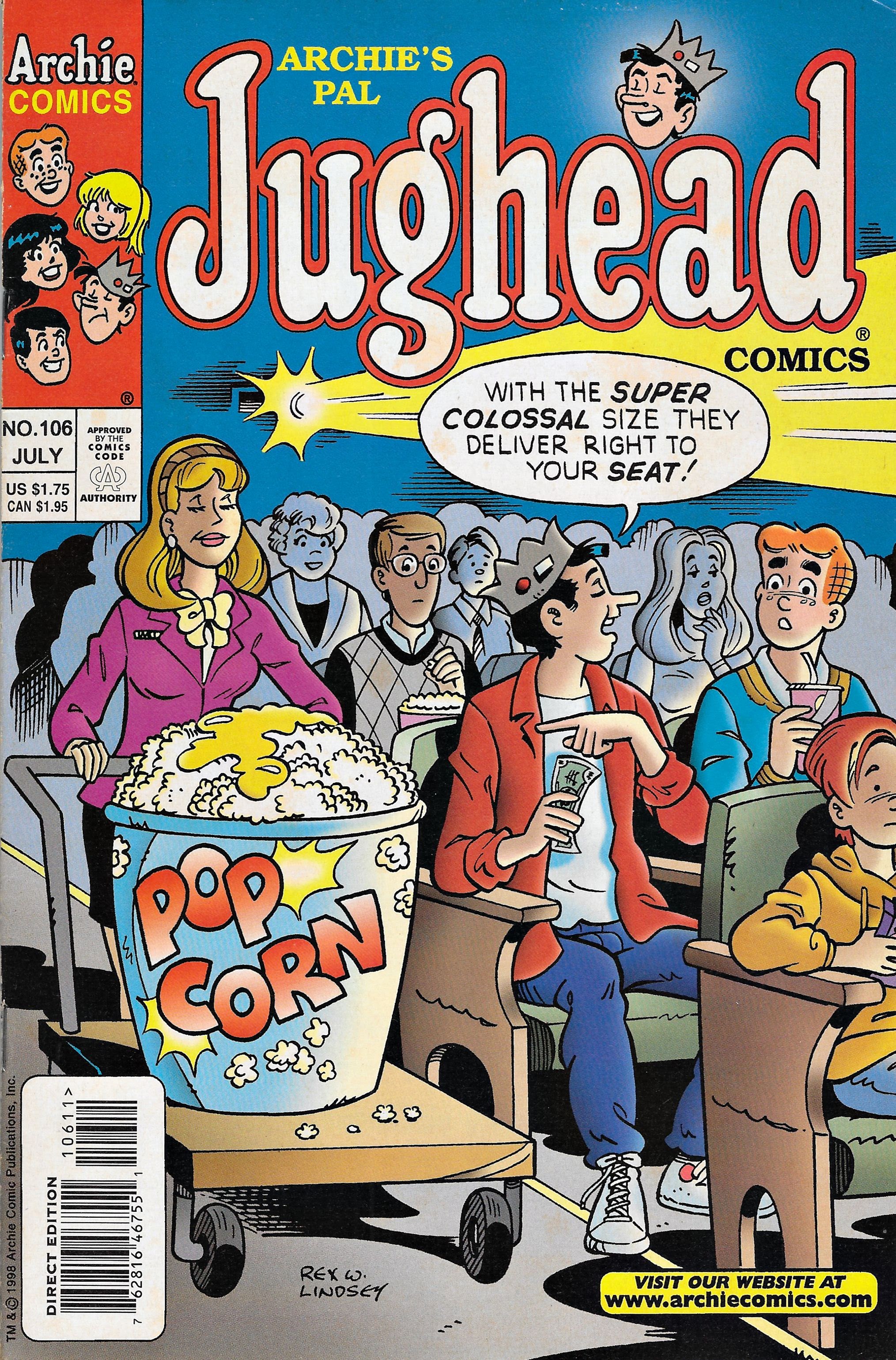 Read online Archie's Pal Jughead Comics comic -  Issue #106 - 1