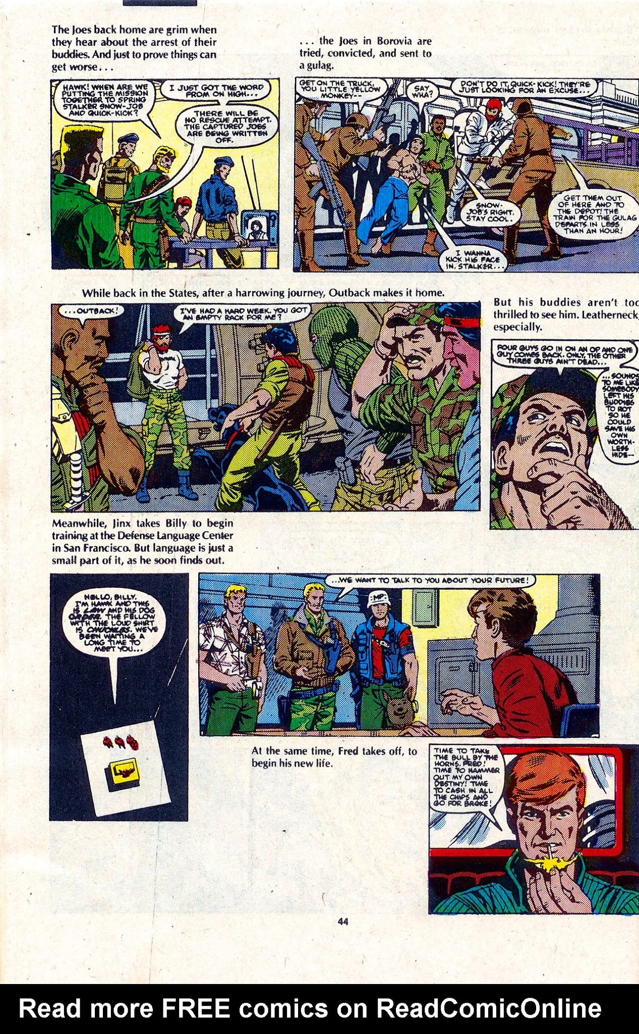 Read online G.I. Joe Yearbook comic -  Issue #4 - 46