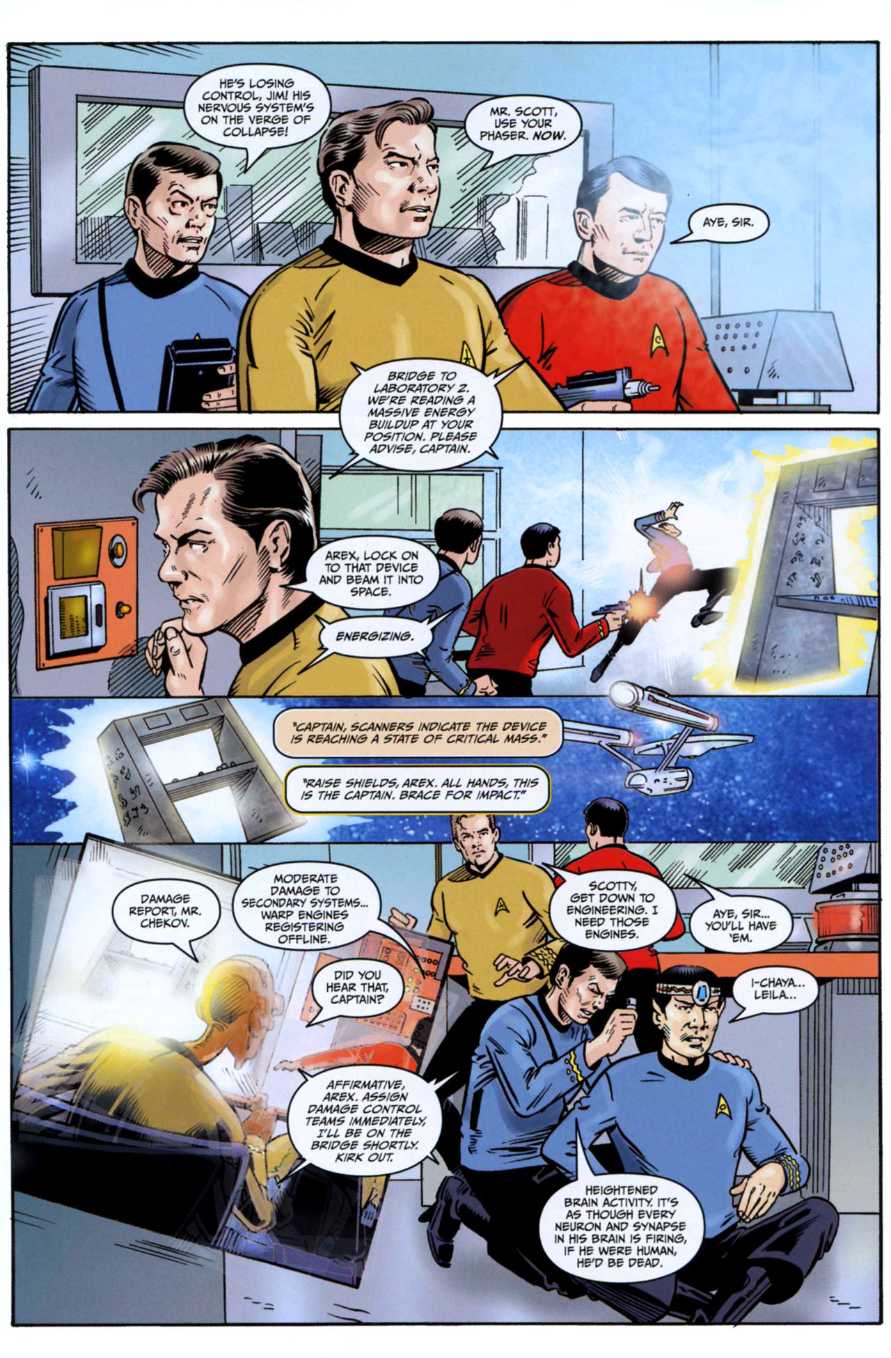 Read online Star Trek Year Four: The Enterprise Experiment comic -  Issue #5 - 6