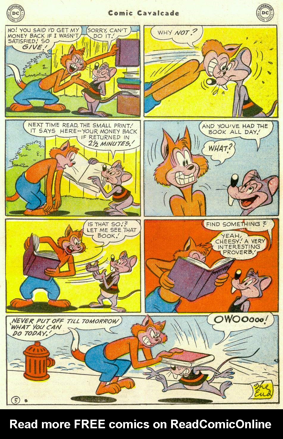 Read online Comic Cavalcade comic -  Issue #49 - 51