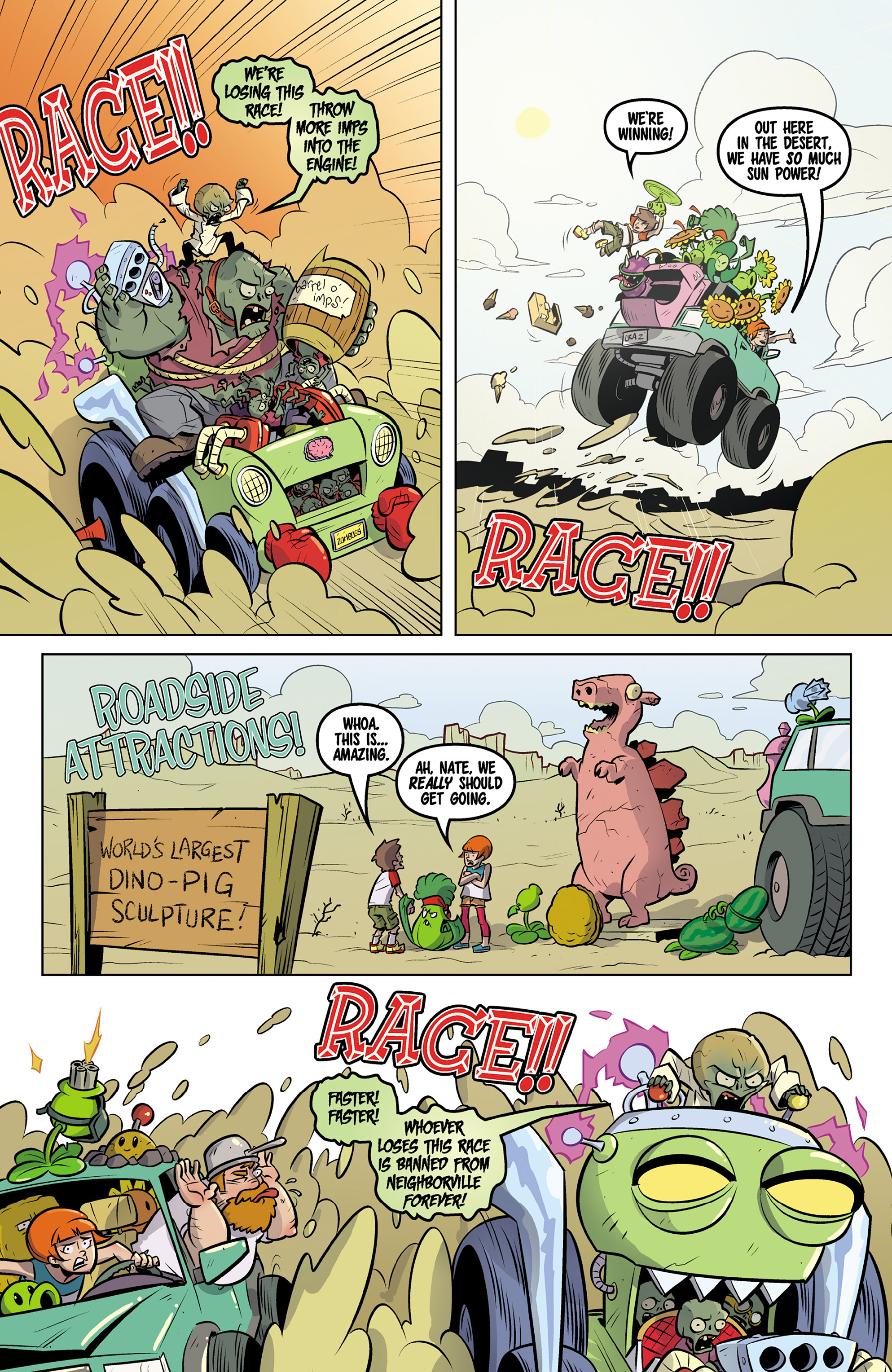 Read online Plants vs. Zombies: Petal to the Metal comic -  Issue #7 - 23