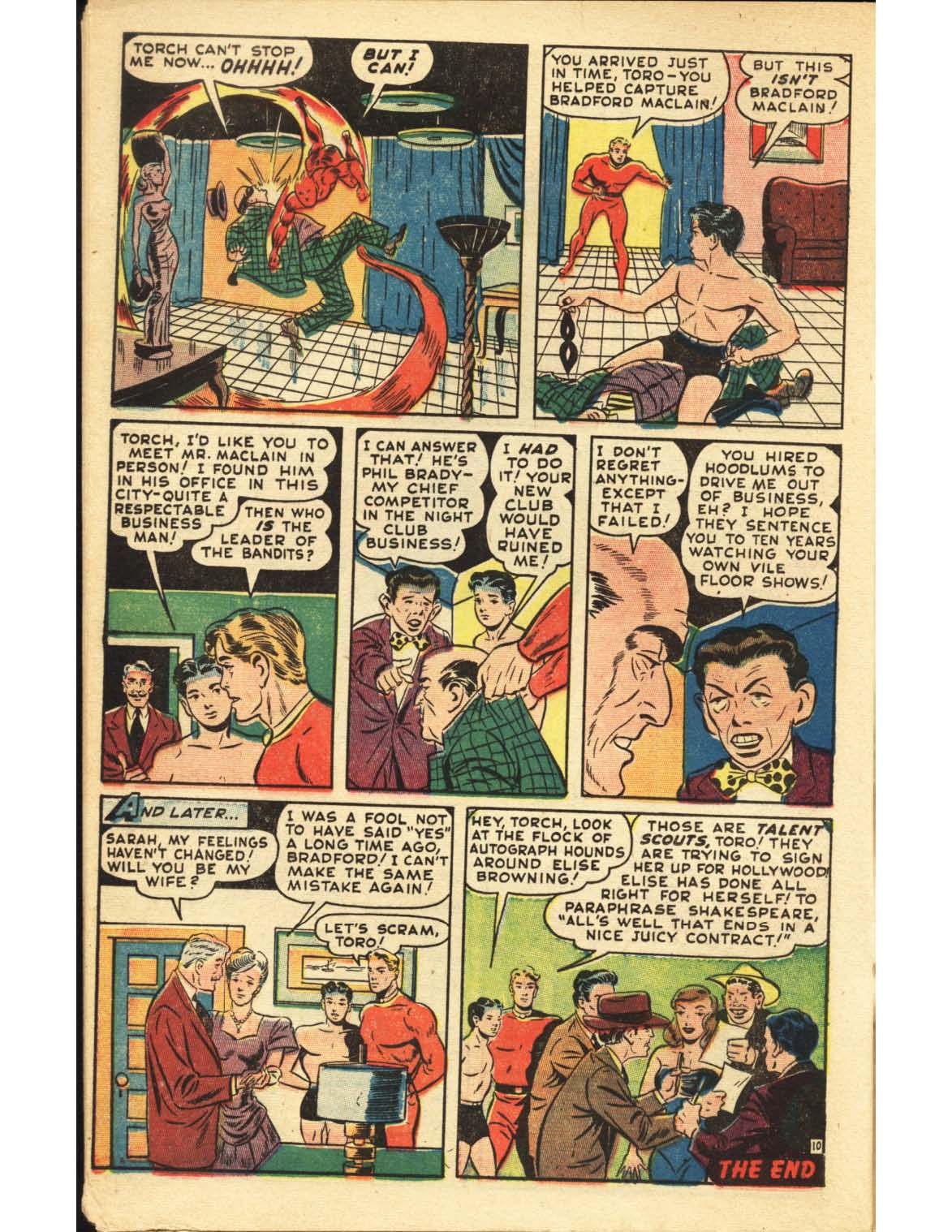 Read online The Human Torch (1940) comic -  Issue #30 - 13