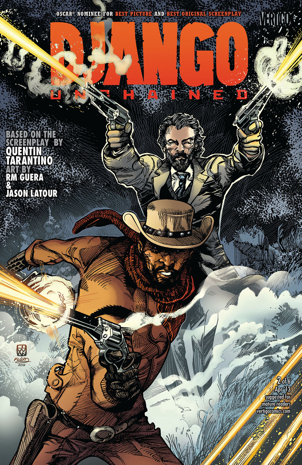Read online Django Unchained comic -  Issue #2 - 1