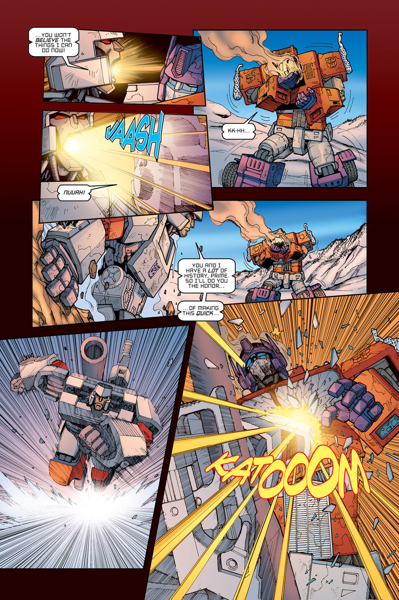 Read online The Transformers: Escalation comic -  Issue #5 - 19