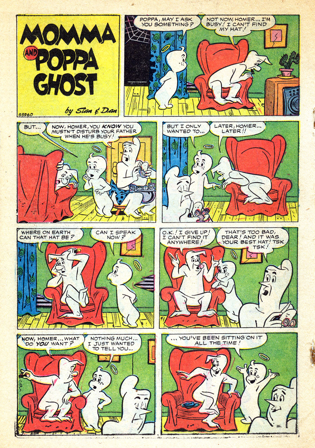 Read online Homer, the Happy Ghost comic -  Issue #5 - 18