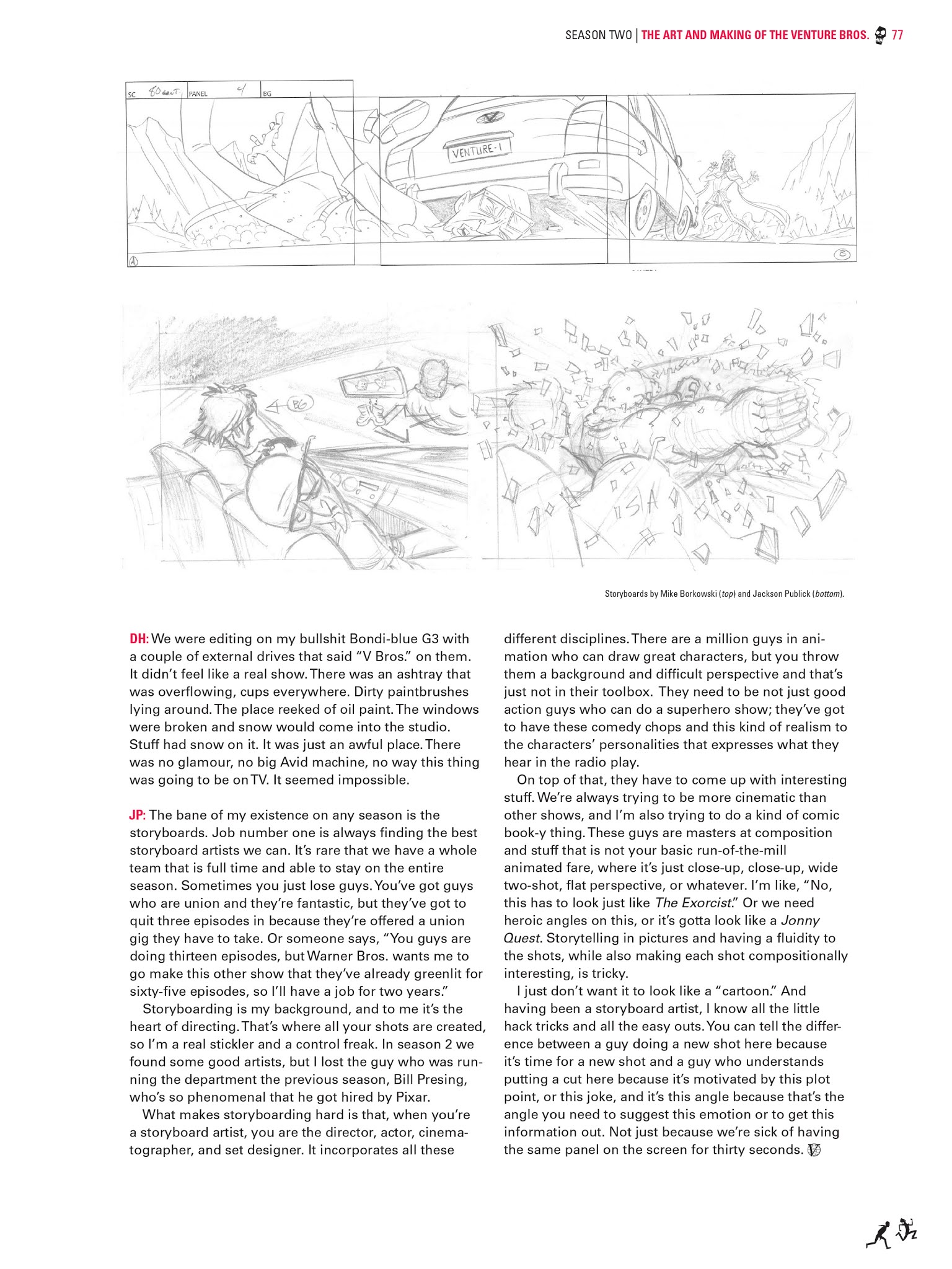 Read online Go Team Venture!: The Art and Making of The Venture Bros. comic -  Issue # TPB (Part 1) - 77