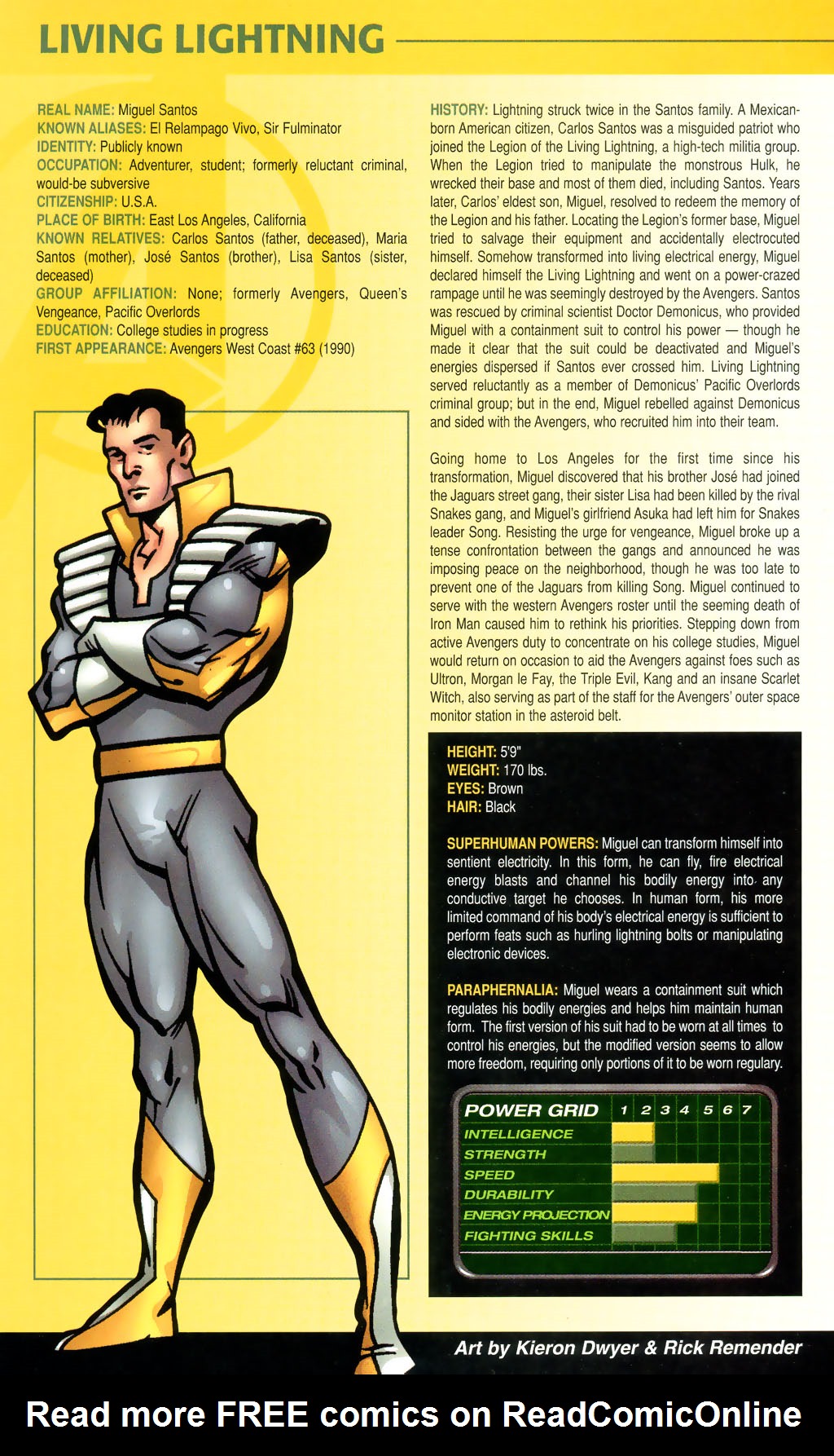Read online Official Handbook of the Marvel Universe: Avengers 2005 comic -  Issue # Full - 26