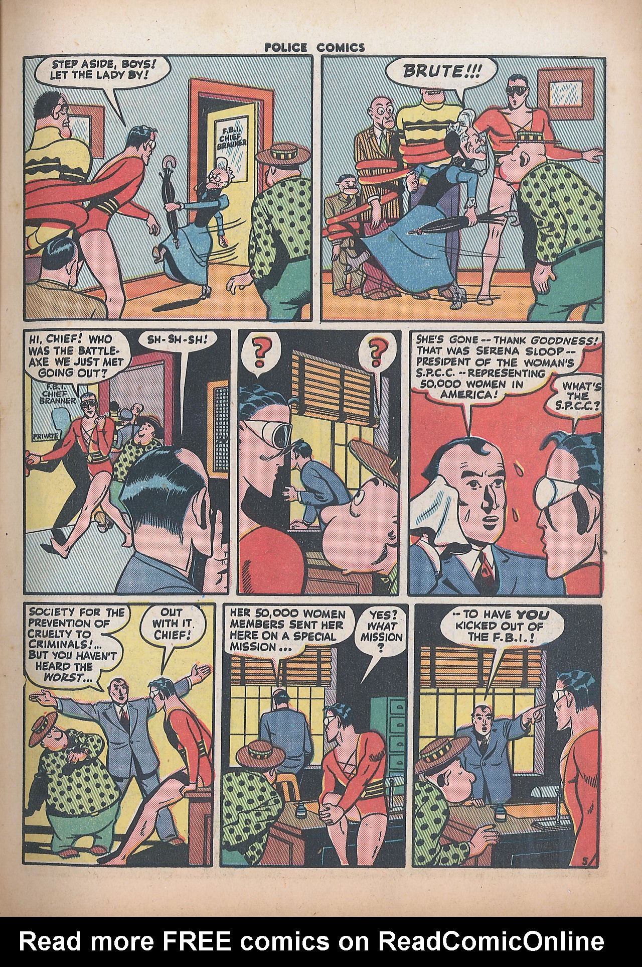 Read online Police Comics comic -  Issue #34 - 7