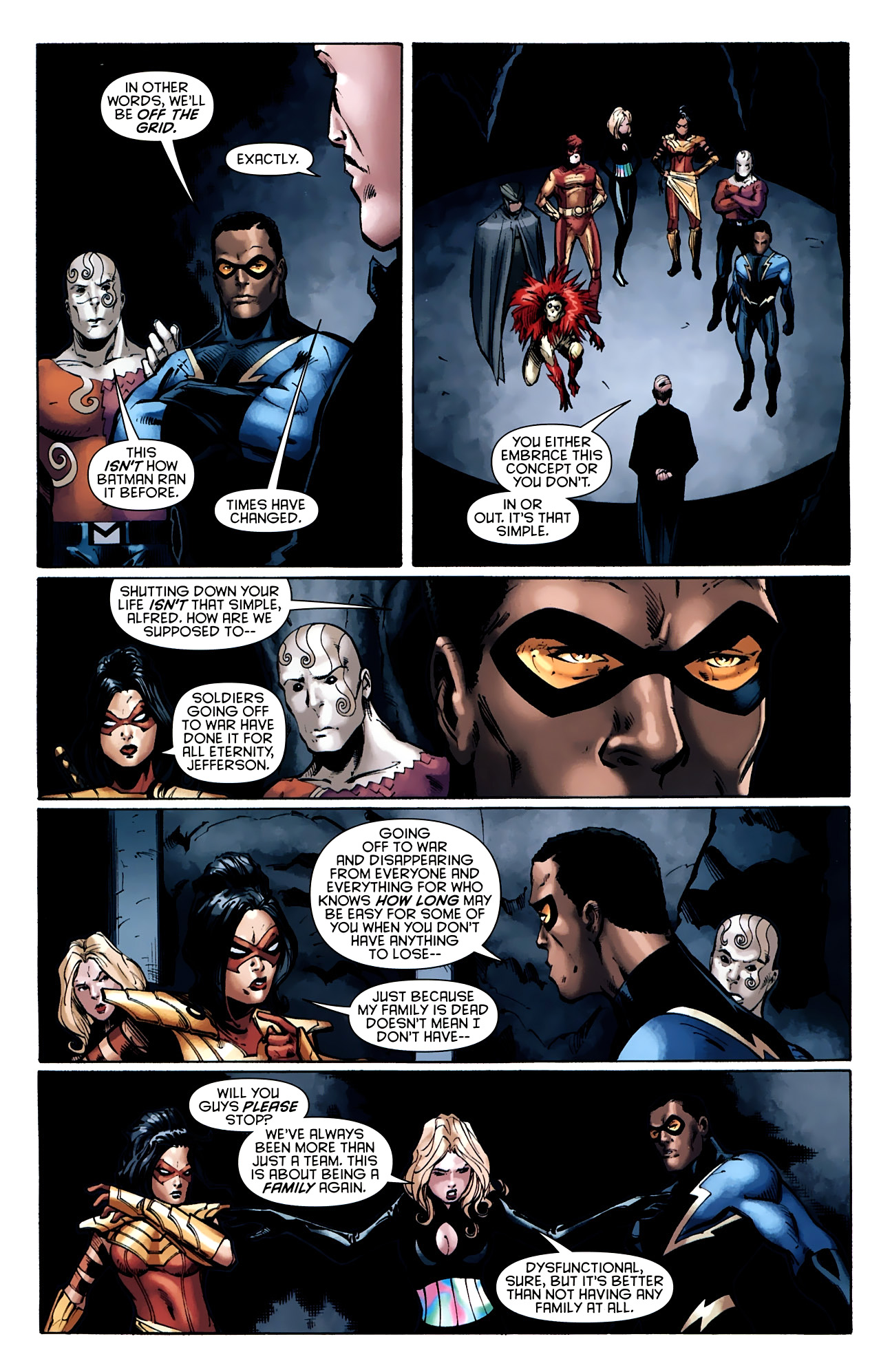 Read online The Outsiders (2009) comic -  Issue #15 - 6