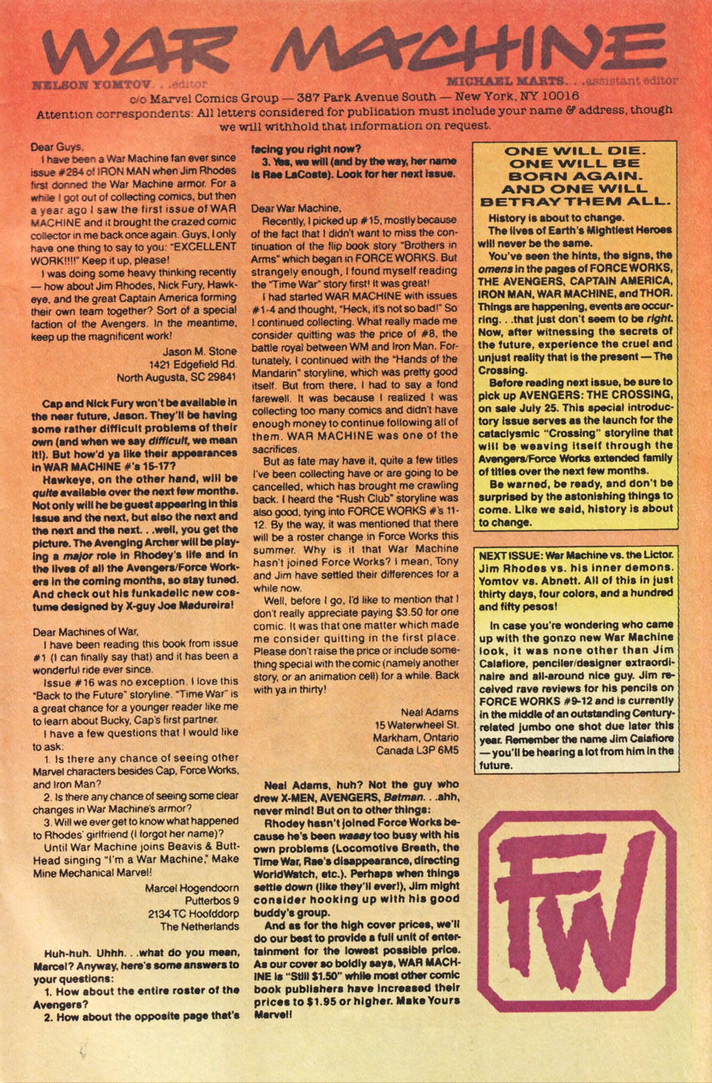 Read online War Machine (1994) comic -  Issue #18 - 25