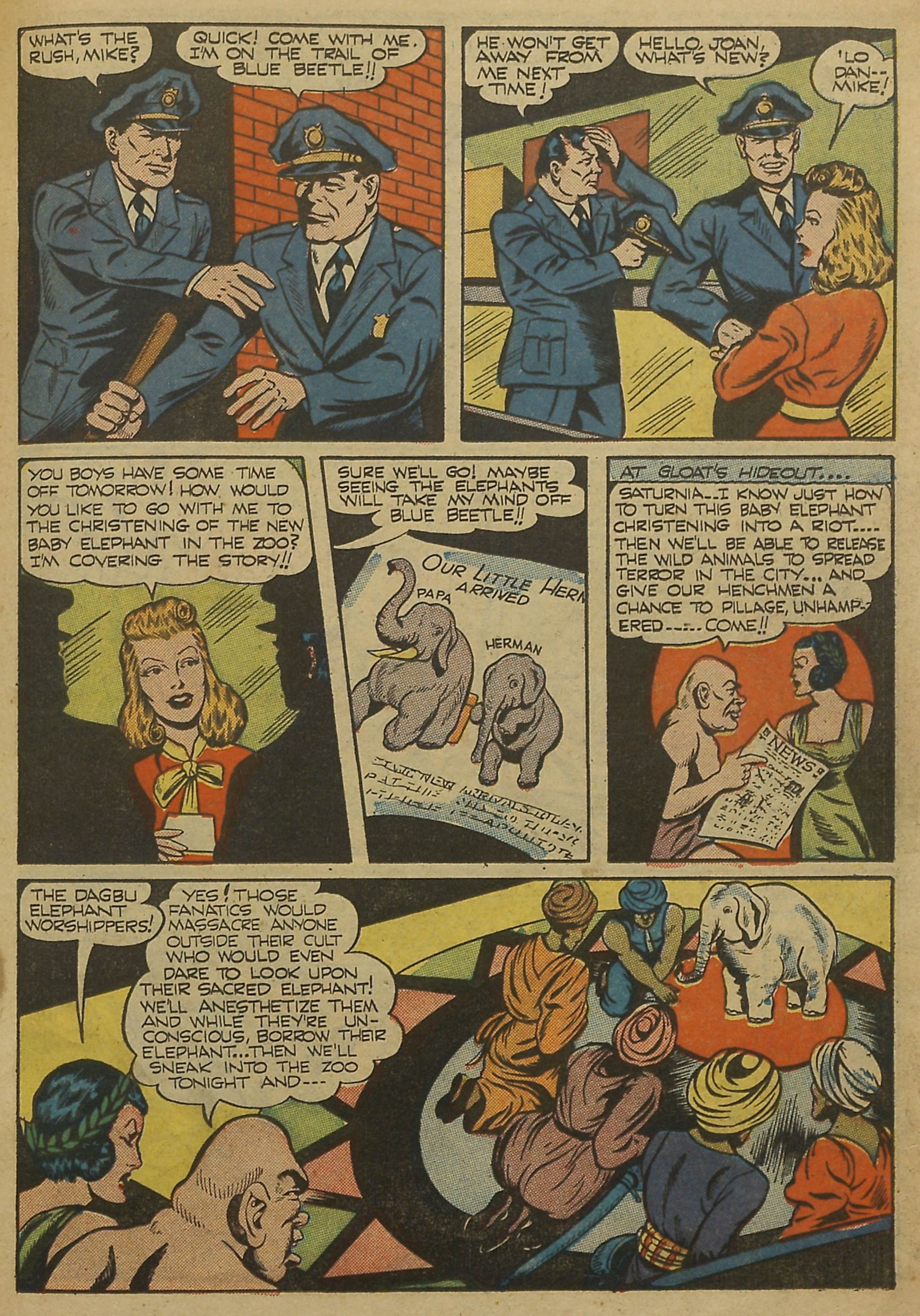 Read online The Blue Beetle comic -  Issue #39 - 24