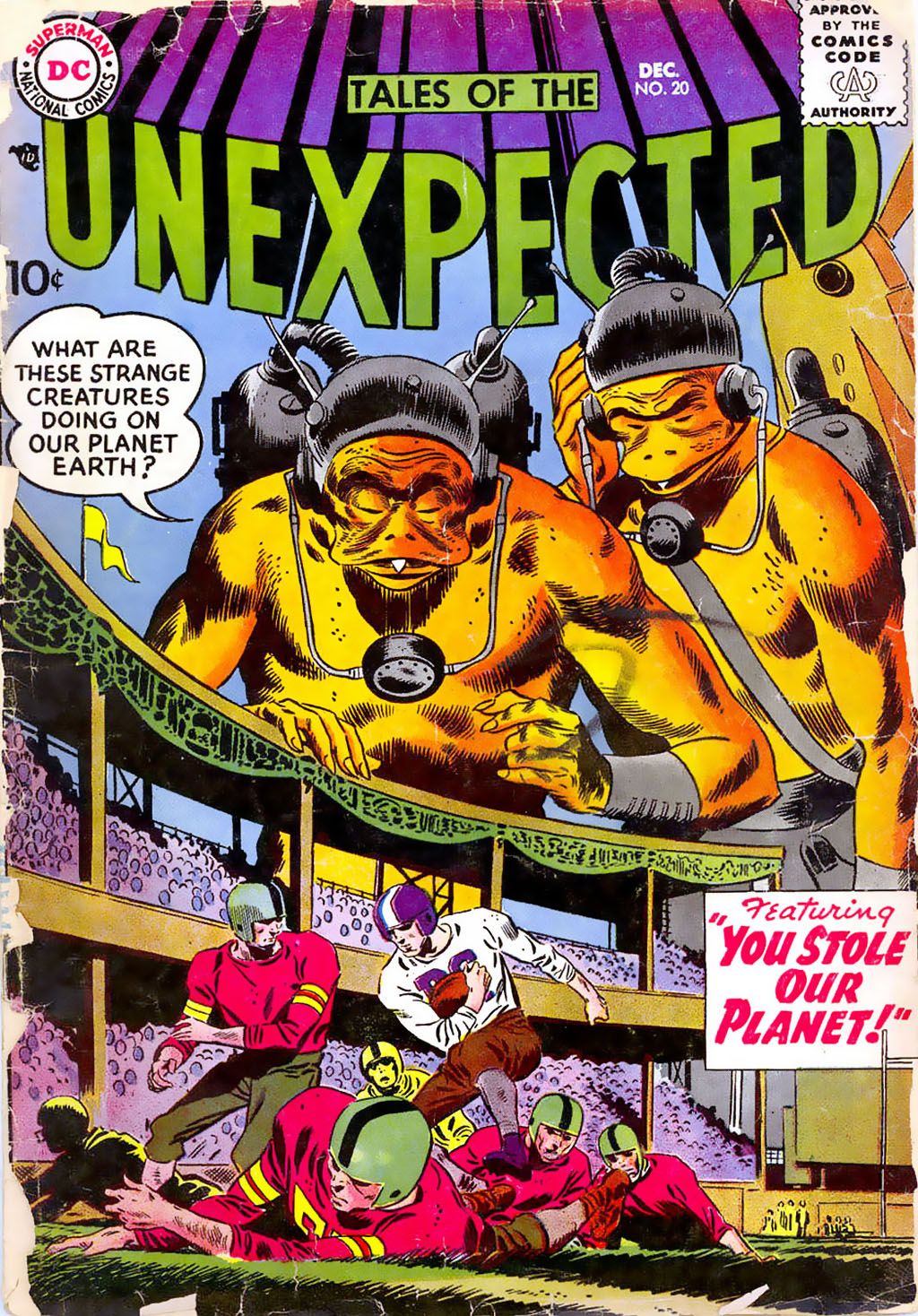 Read online Tales of the Unexpected comic -  Issue #20 - 1