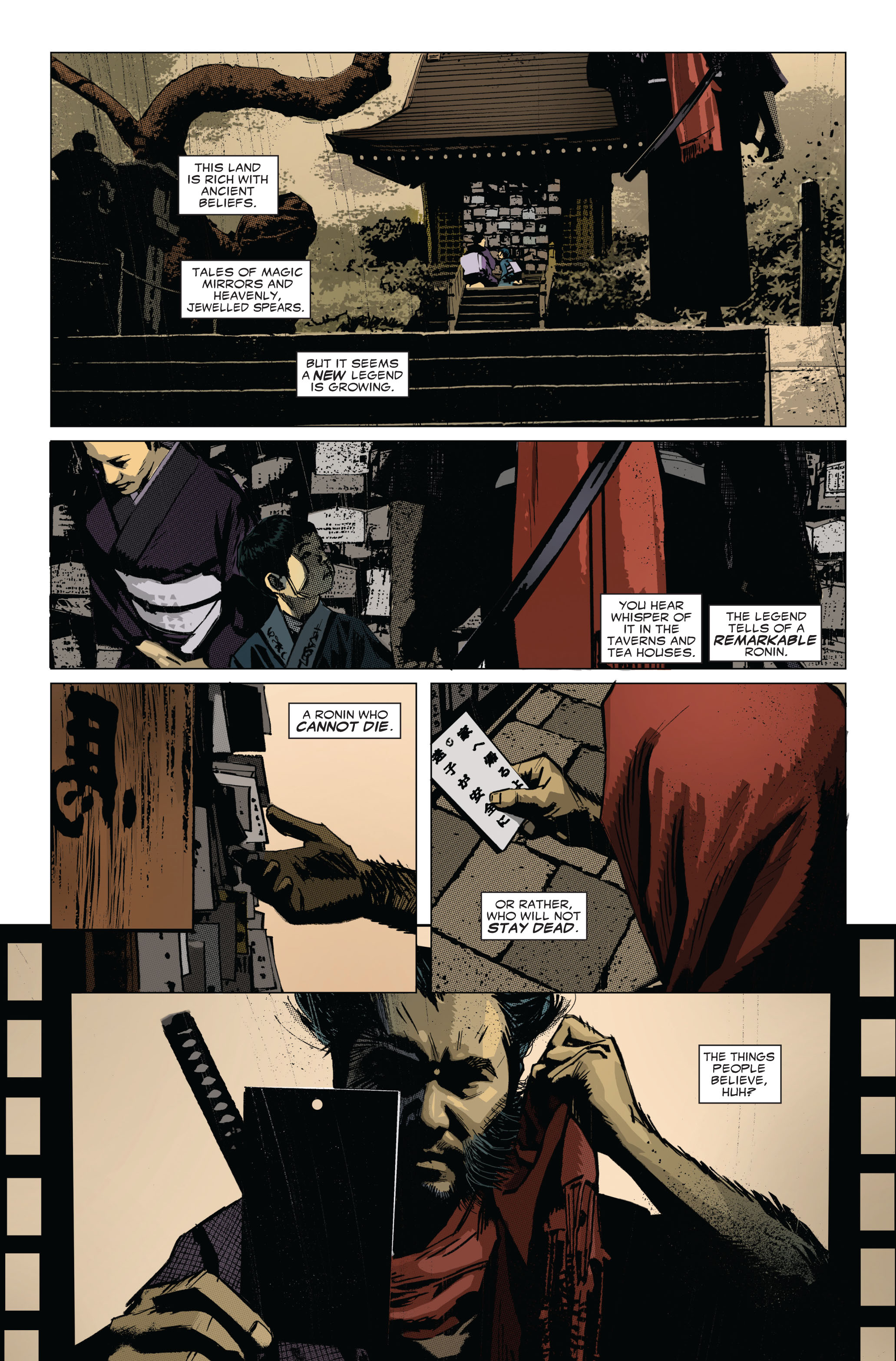 Read online 5 Ronin (2011) comic -  Issue #1 - 4