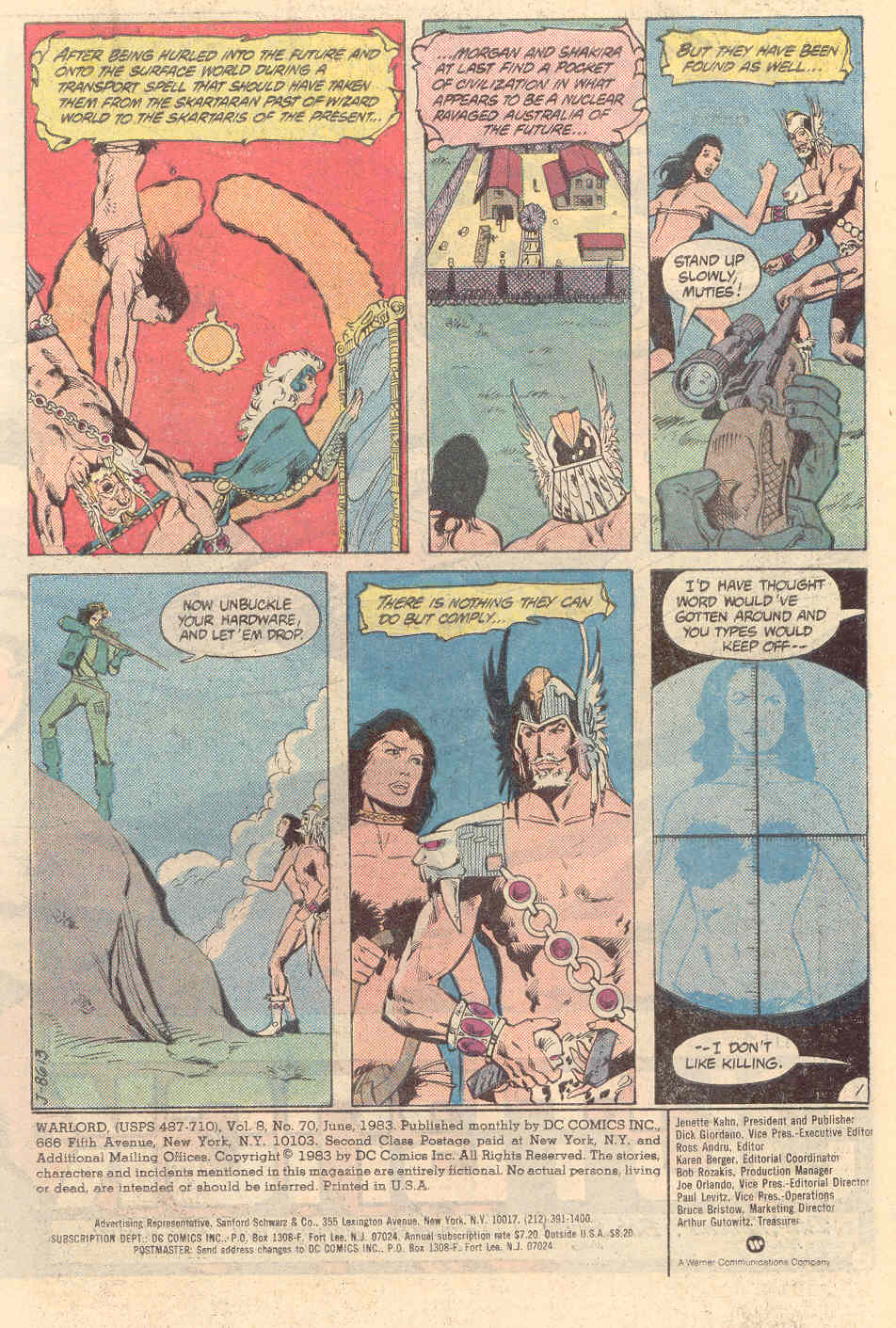 Read online Warlord (1976) comic -  Issue #70 - 2