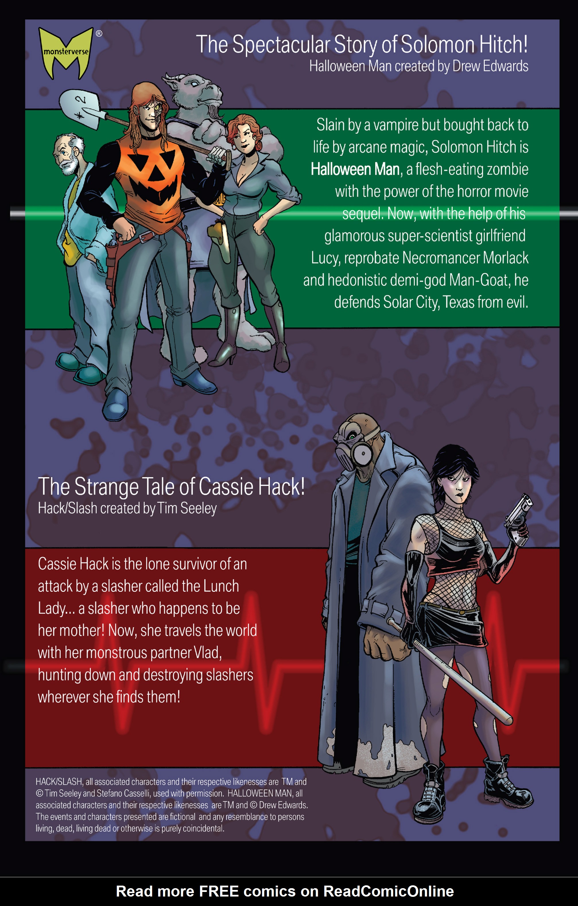 Read online Hack/Slash vs. Halloween Man Special comic -  Issue # Full - 2