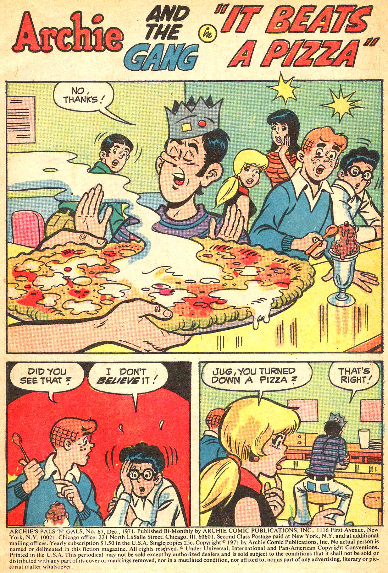 Read online Archie's Pals 'N' Gals (1952) comic -  Issue #67 - 3