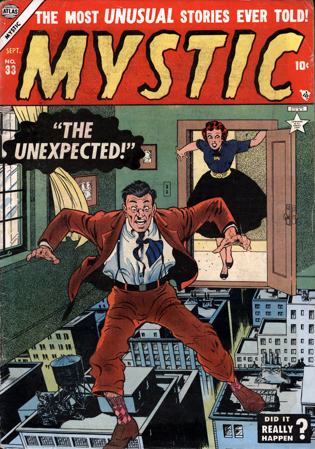 Read online Mystic (1951) comic -  Issue #33 - 1