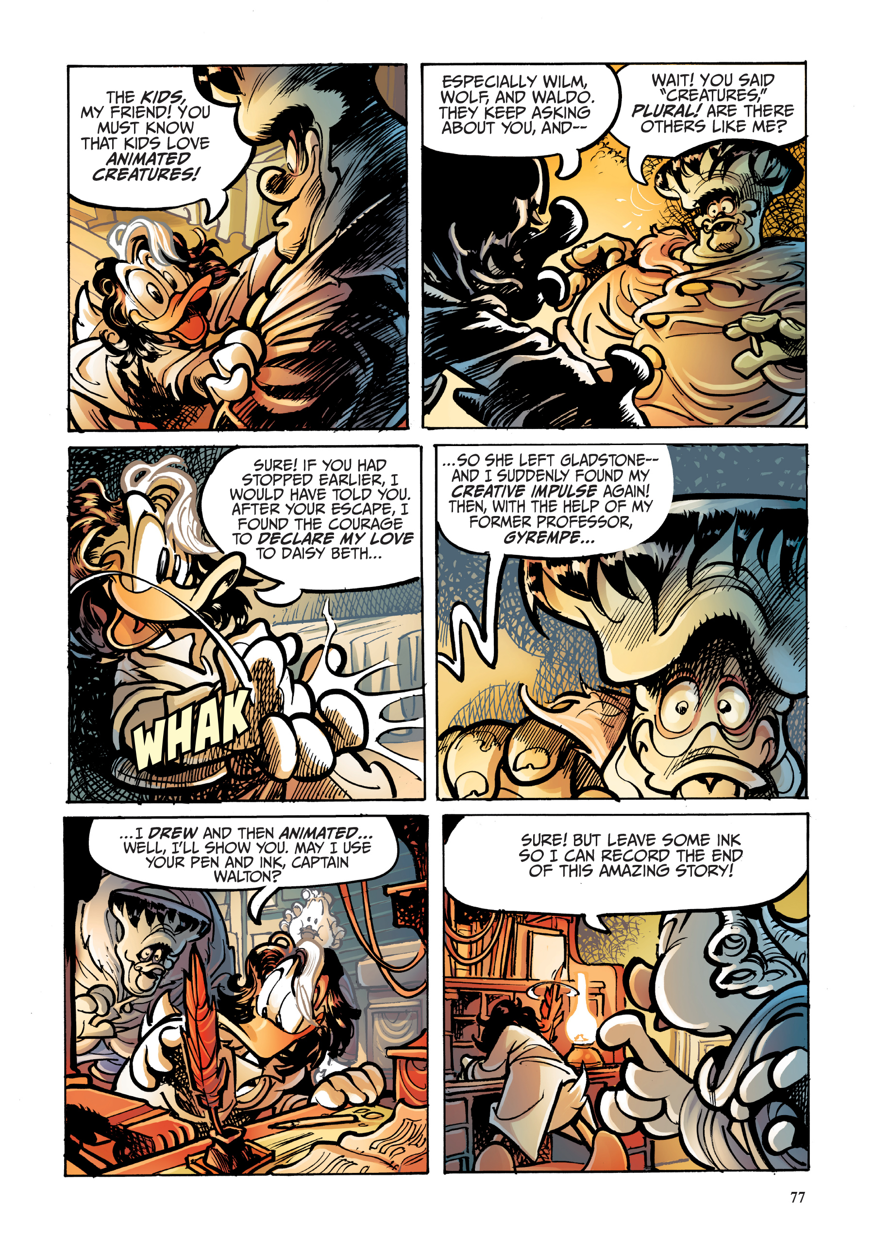 Read online Disney Frankenstein, Starring Donald Duck comic -  Issue # TPB - 77