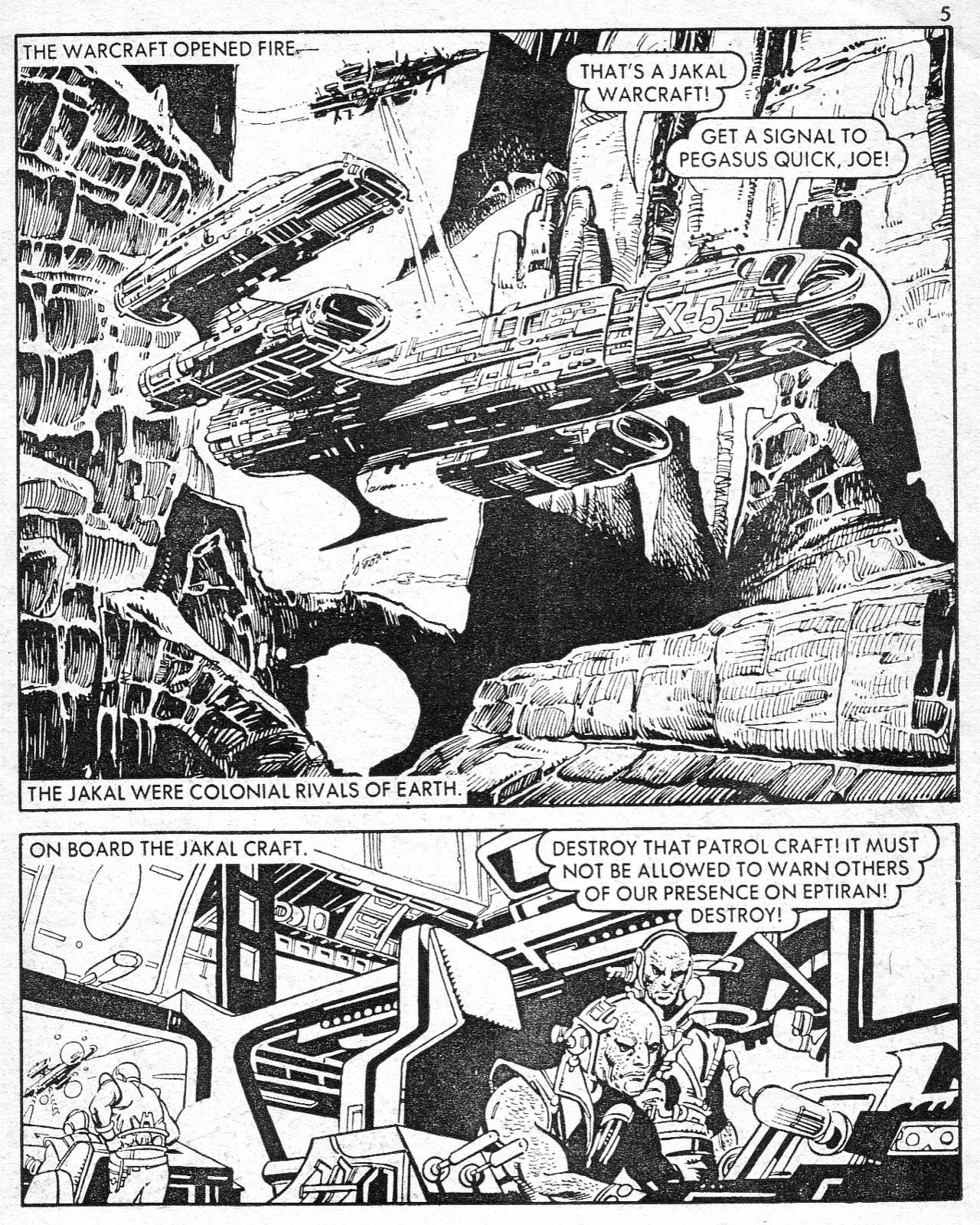Read online Starblazer comic -  Issue #106 - 5