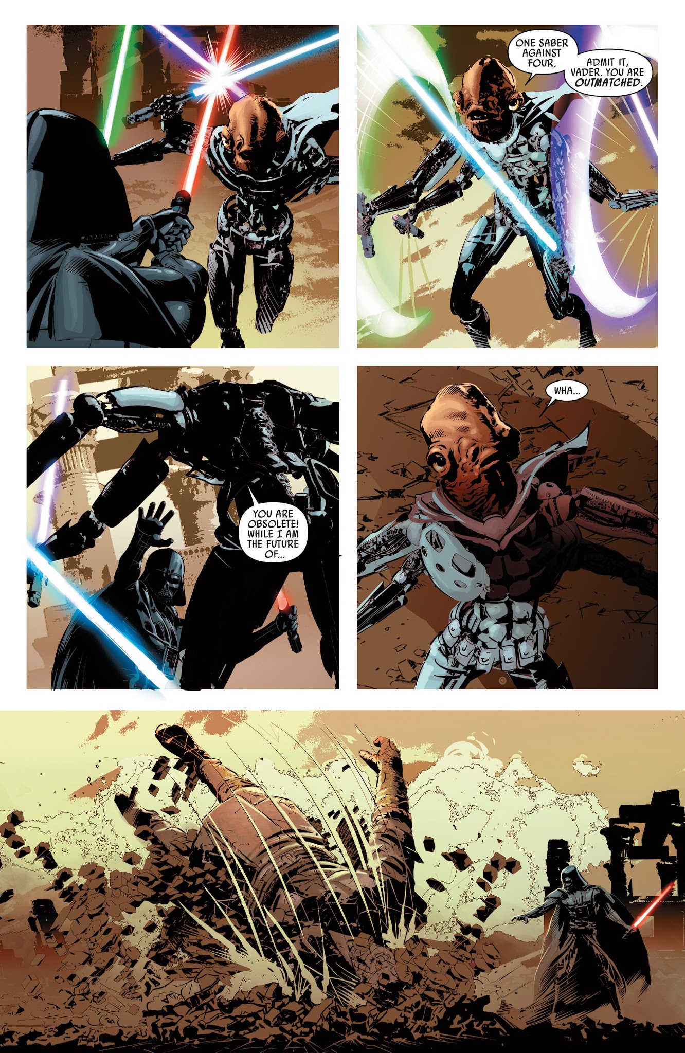 Read online Star Wars: Vader Down comic -  Issue # TPB - 116