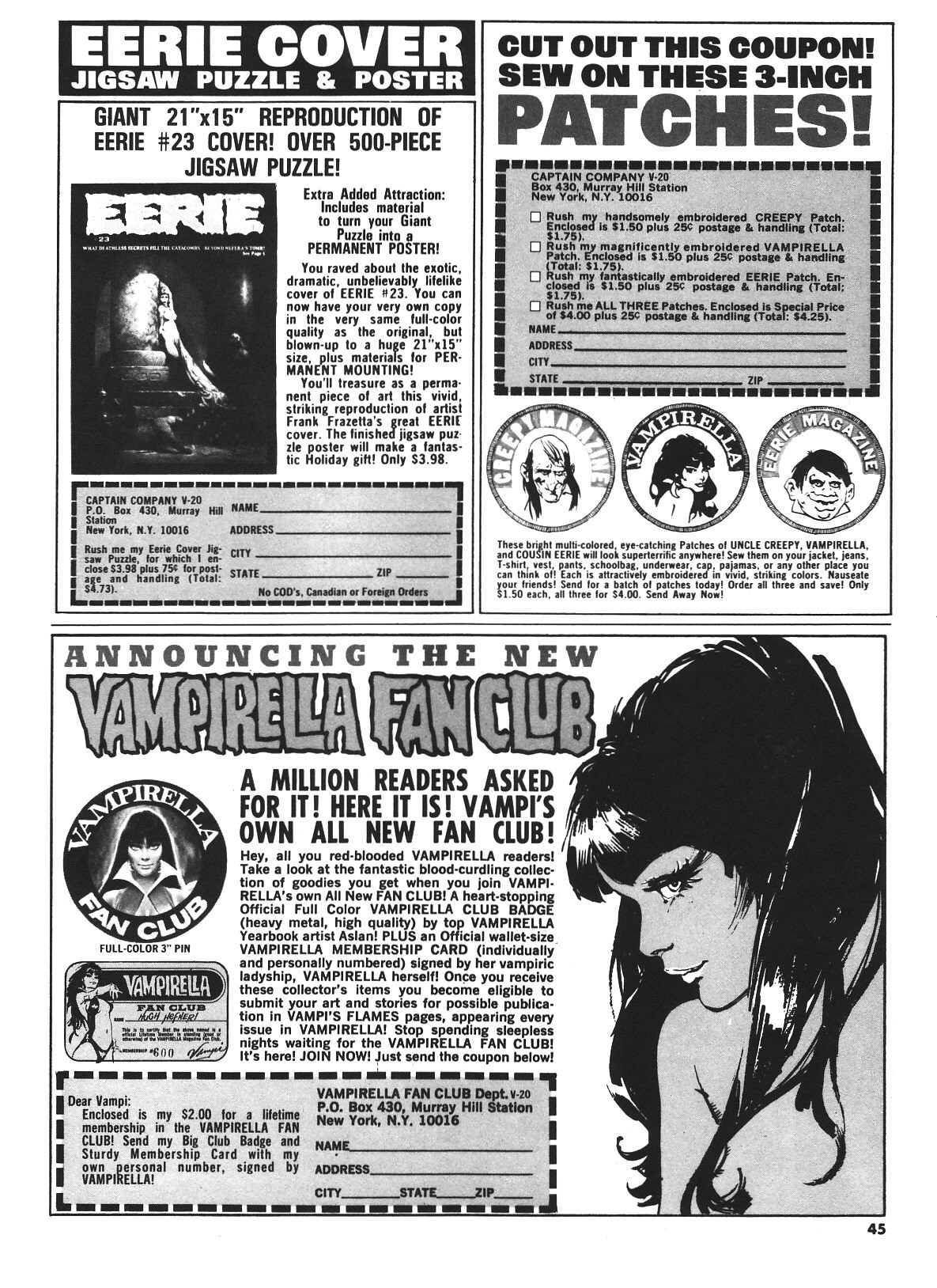 Read online Vampirella (1969) comic -  Issue #20 - 45
