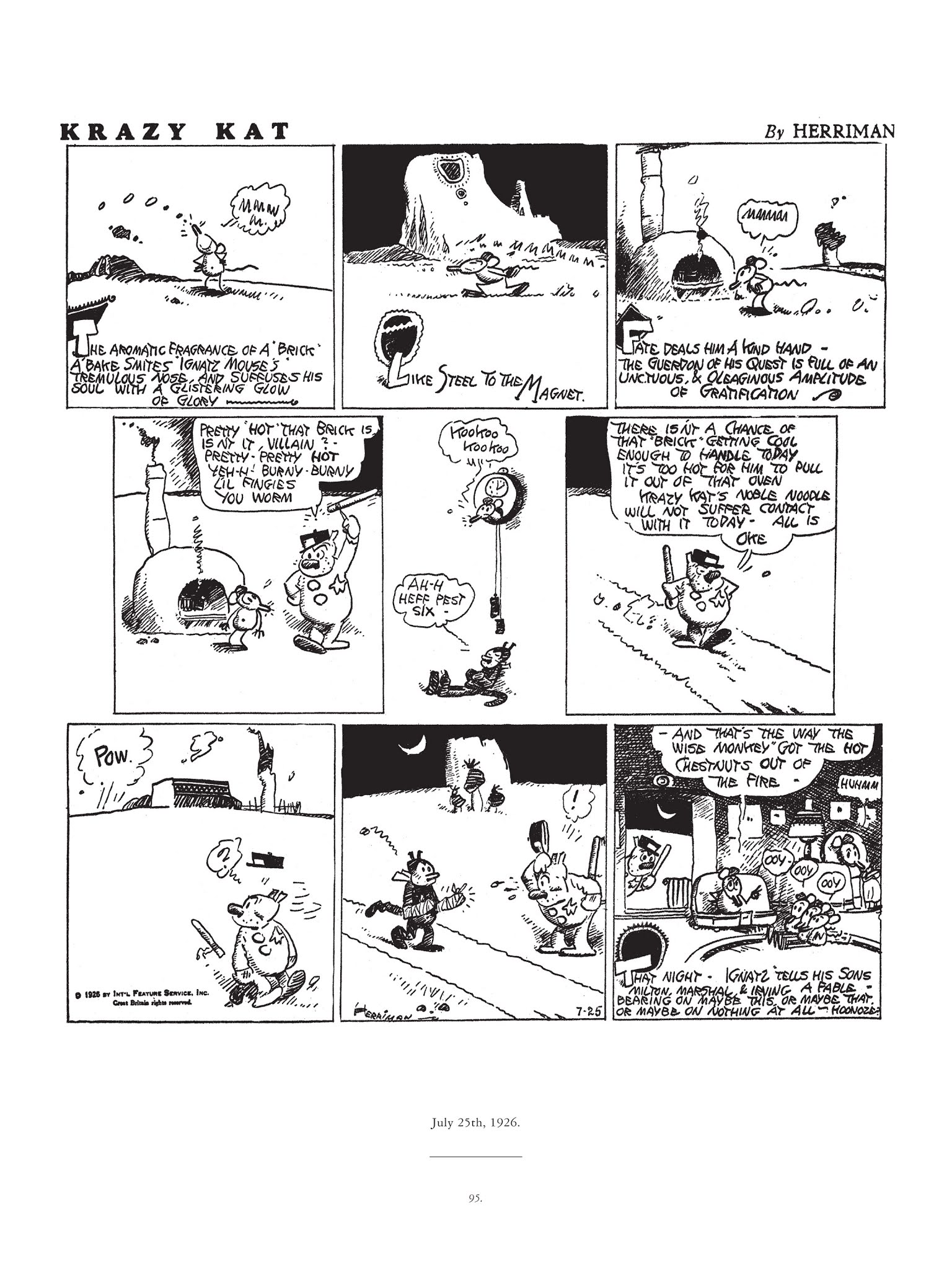 Read online Krazy & Ignatz comic -  Issue # TPB 4 - 96