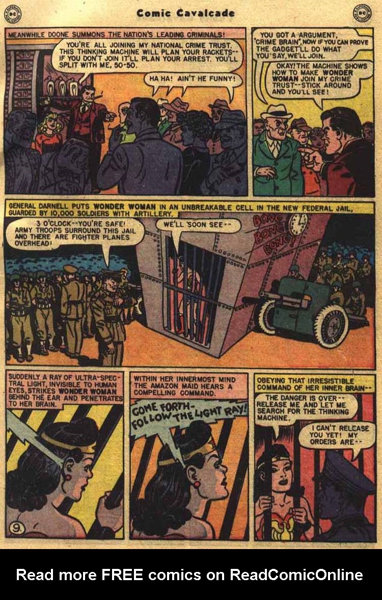 Read online Comic Cavalcade comic -  Issue #29 - 11