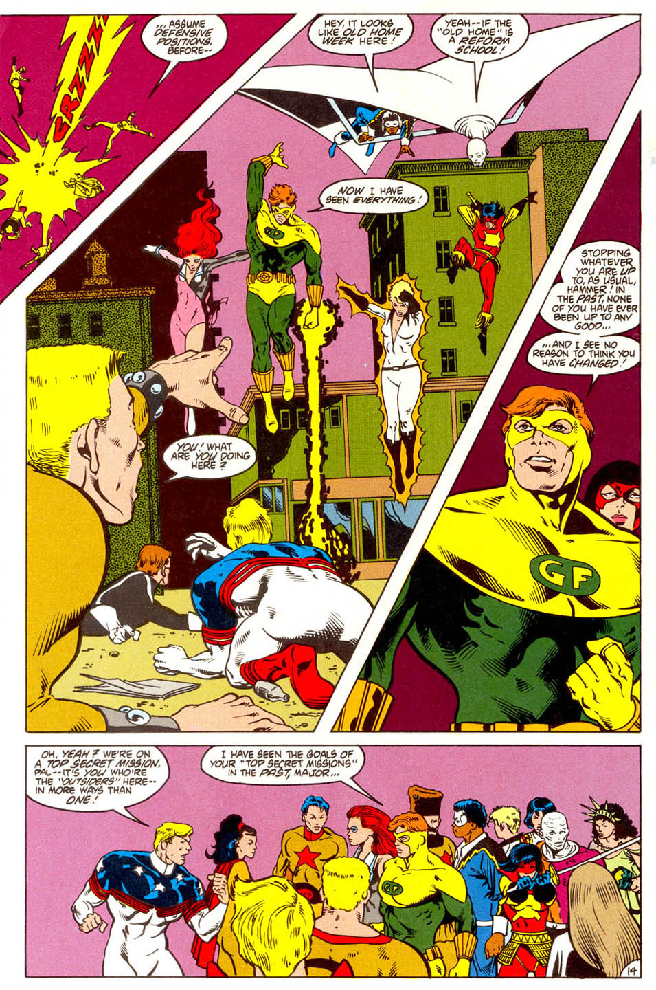 Read online The Outsiders (1985) comic -  Issue #23 - 15