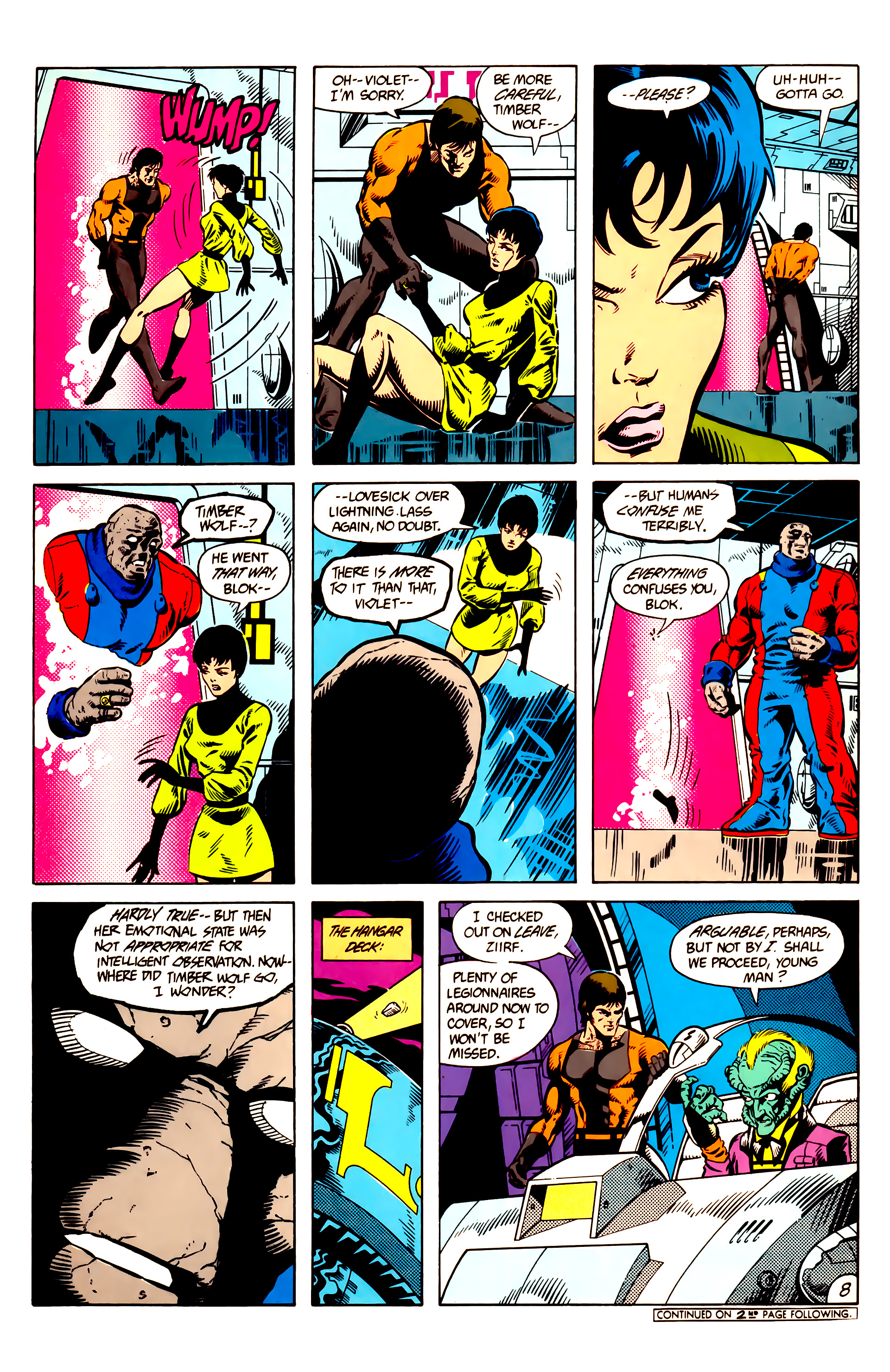 Read online Legion of Super-Heroes (1984) comic -  Issue #9 - 10