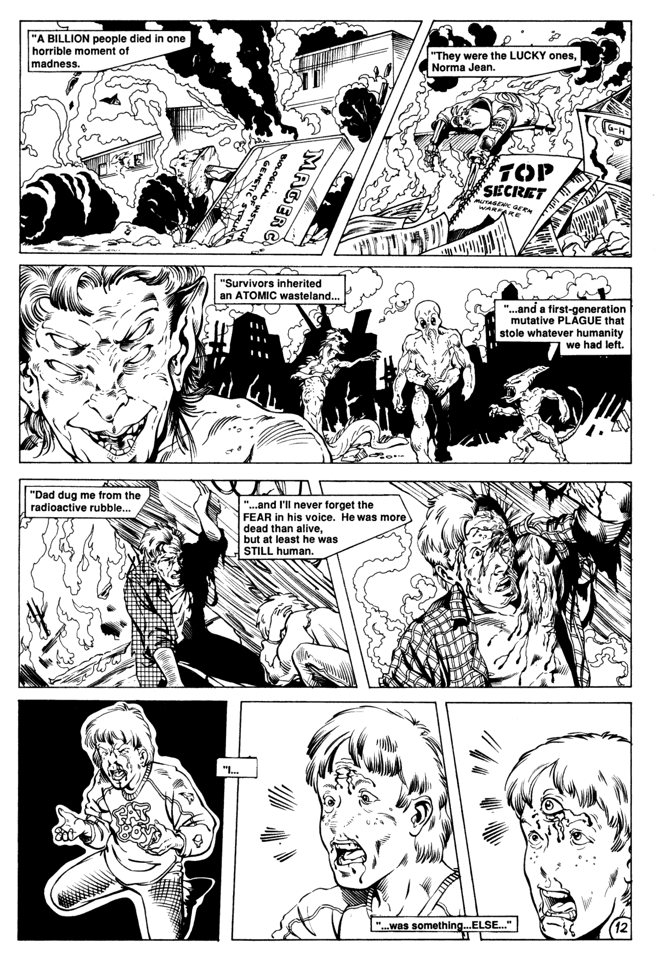 Read online Ex-Mutants (1986) comic -  Issue #8 - 14