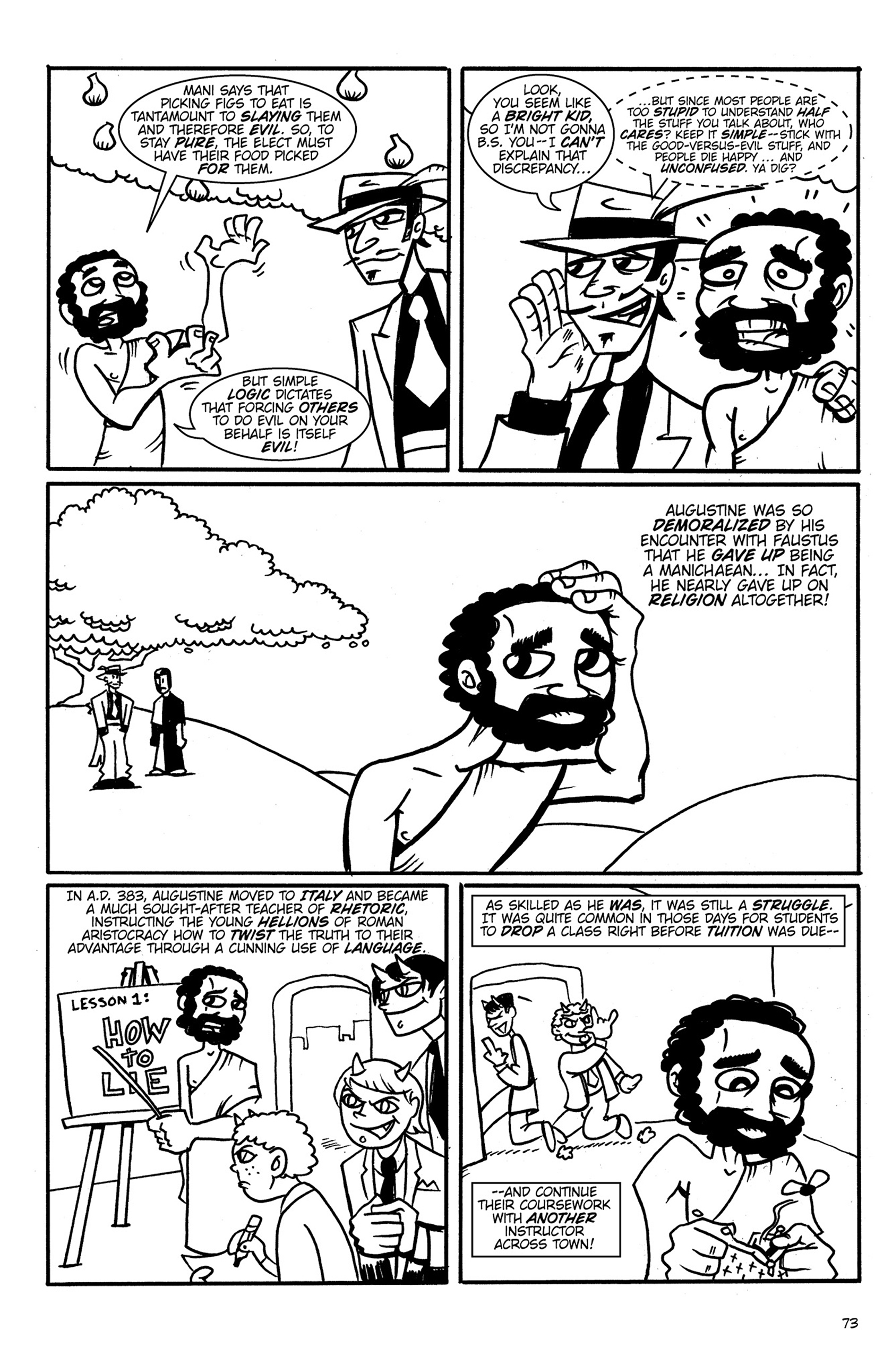 Read online Action Philosophers! comic -  Issue #Action Philosophers! TPB (Part 1) - 73