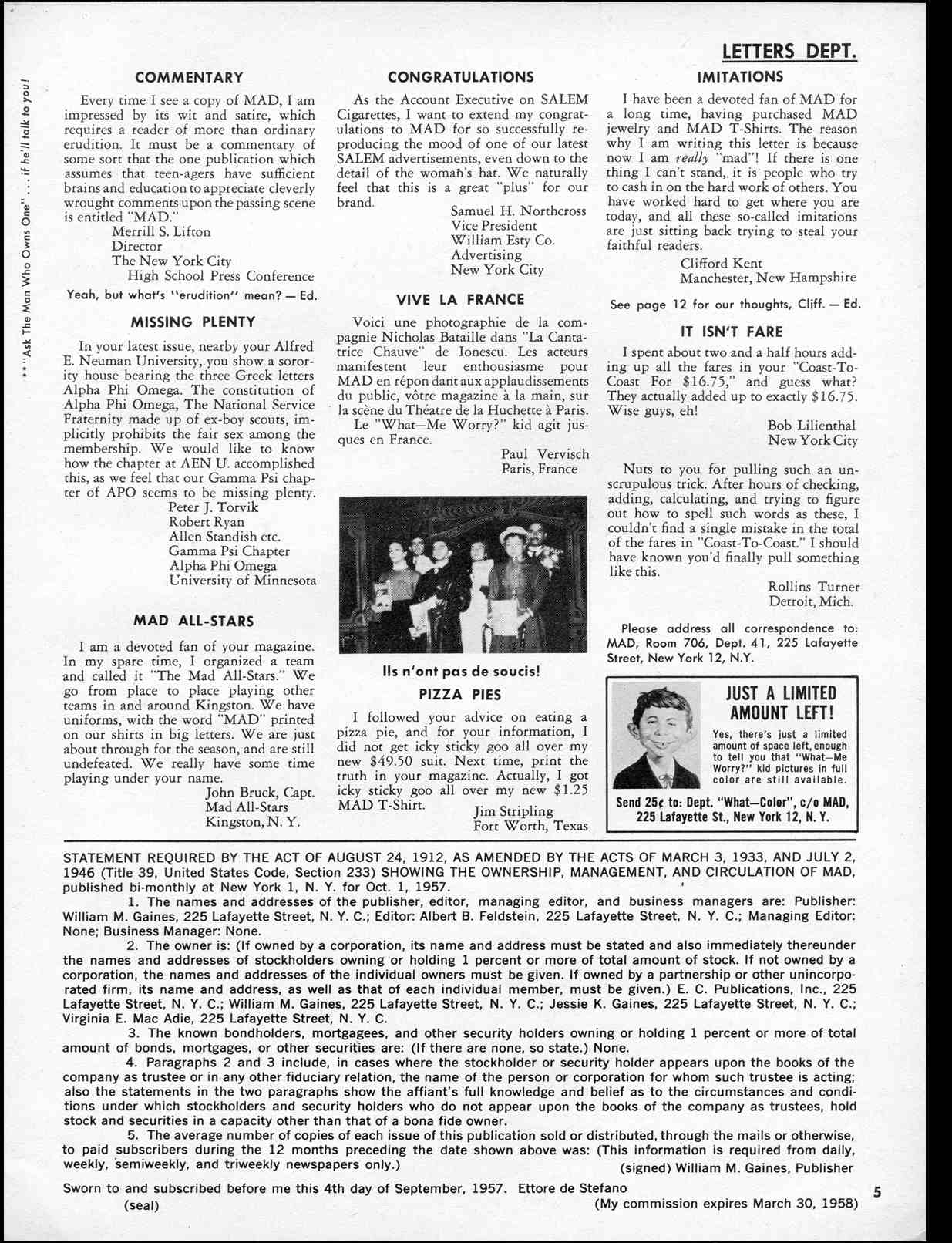 Read online MAD comic -  Issue #41 - 7