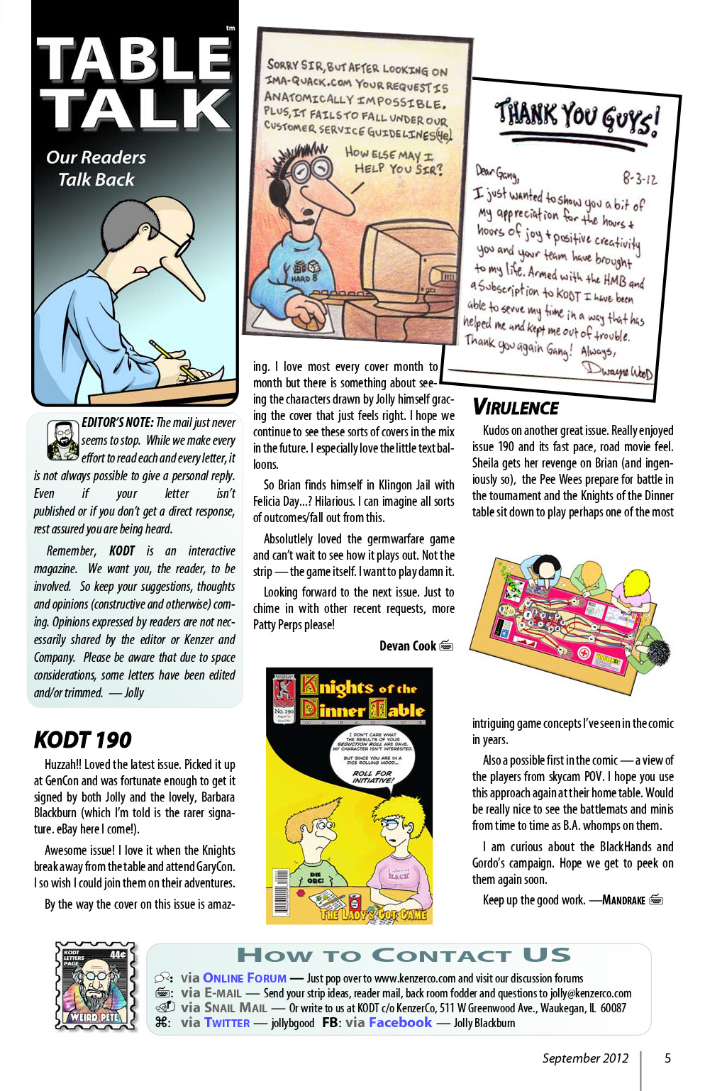 Read online Knights of the Dinner Table comic -  Issue #191 - 7