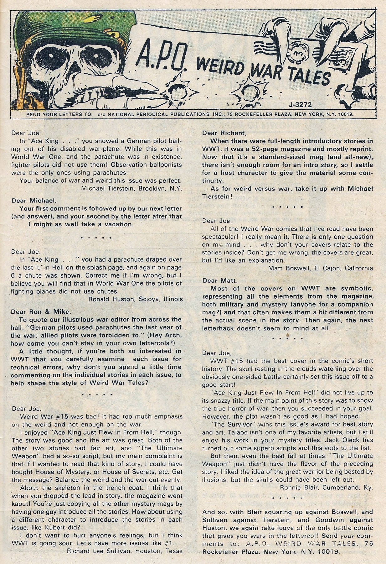 Read online Weird War Tales (1971) comic -  Issue #20 - 32