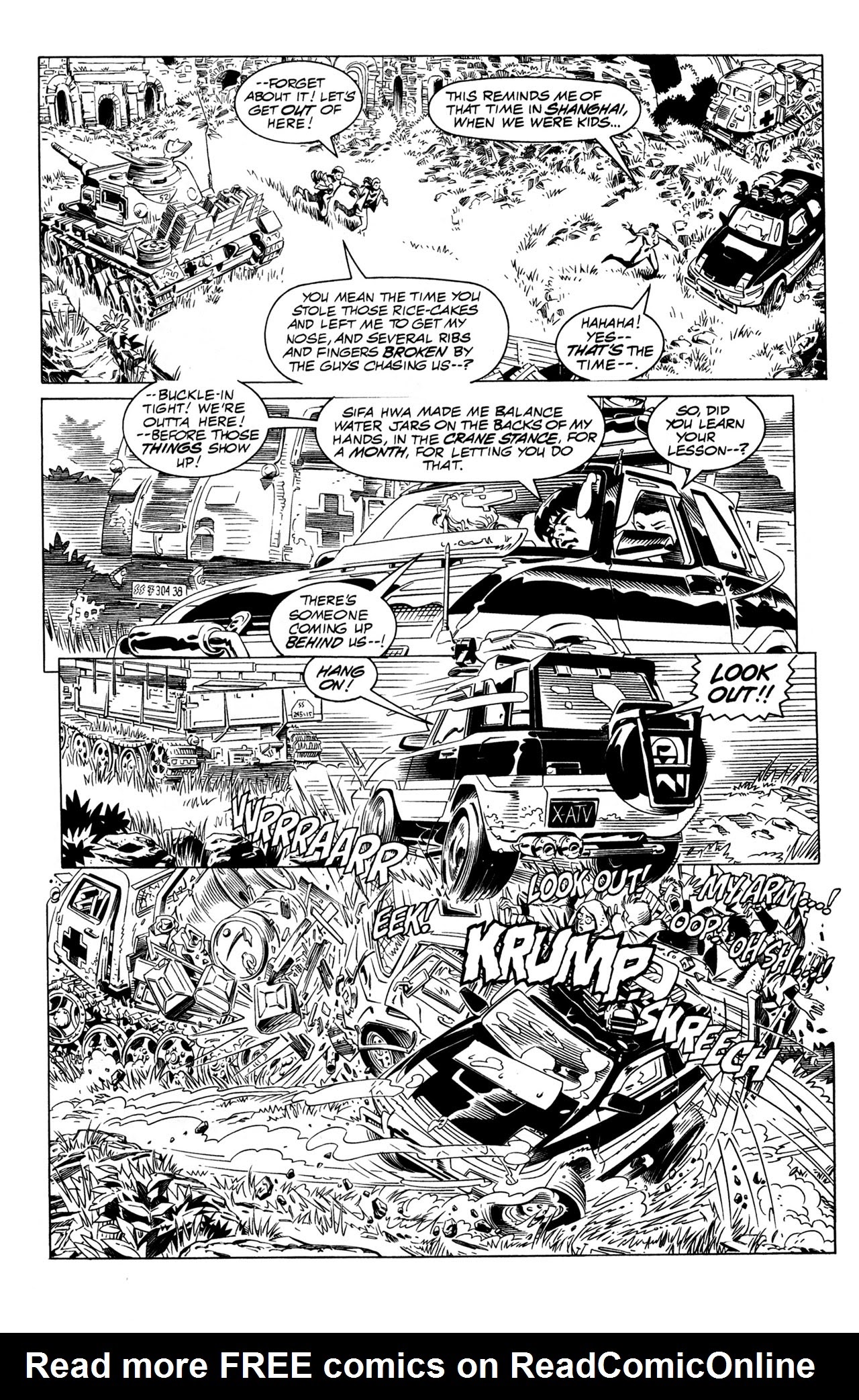 Read online Jackie Chan's Spartan X: Hell Bent Hero For Hire comic -  Issue #4 - 15