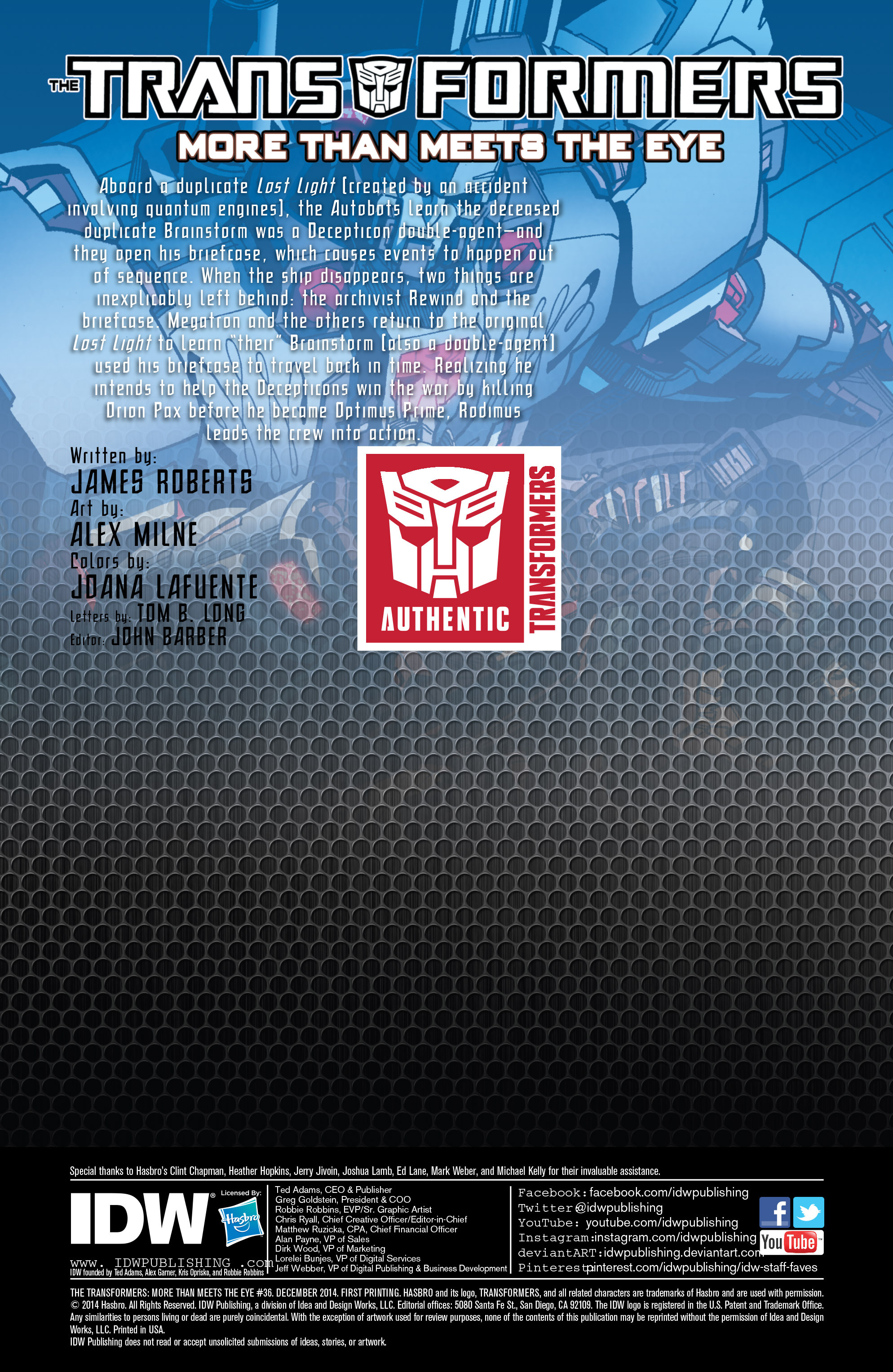 Read online The Transformers: More Than Meets The Eye comic -  Issue #36 - 2