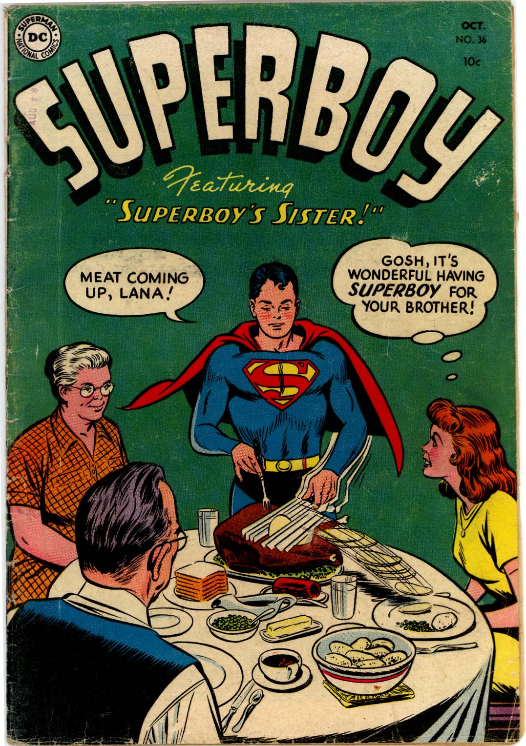 Read online Superboy (1949) comic -  Issue #36 - 1