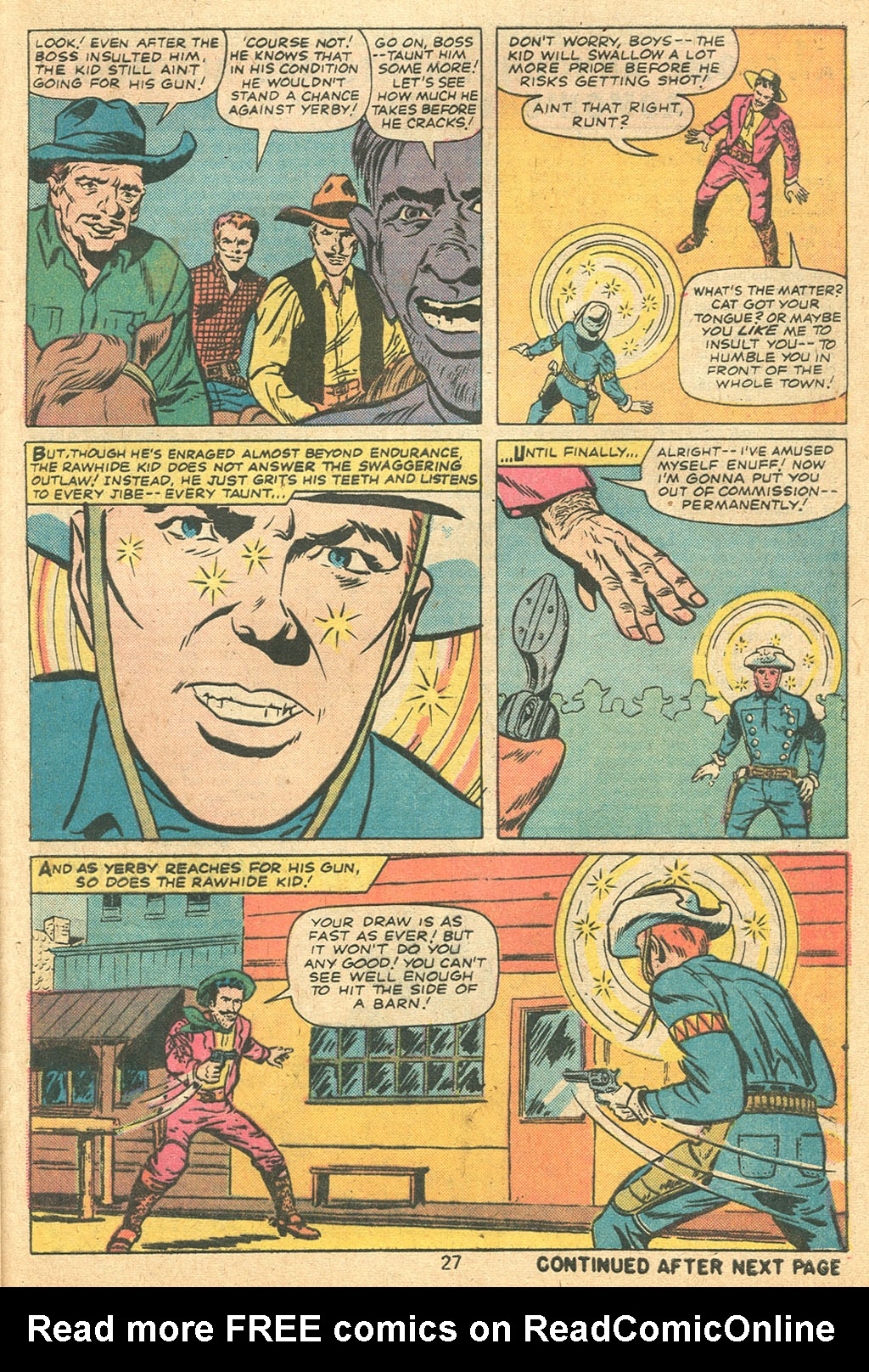 Read online The Rawhide Kid comic -  Issue #124 - 29