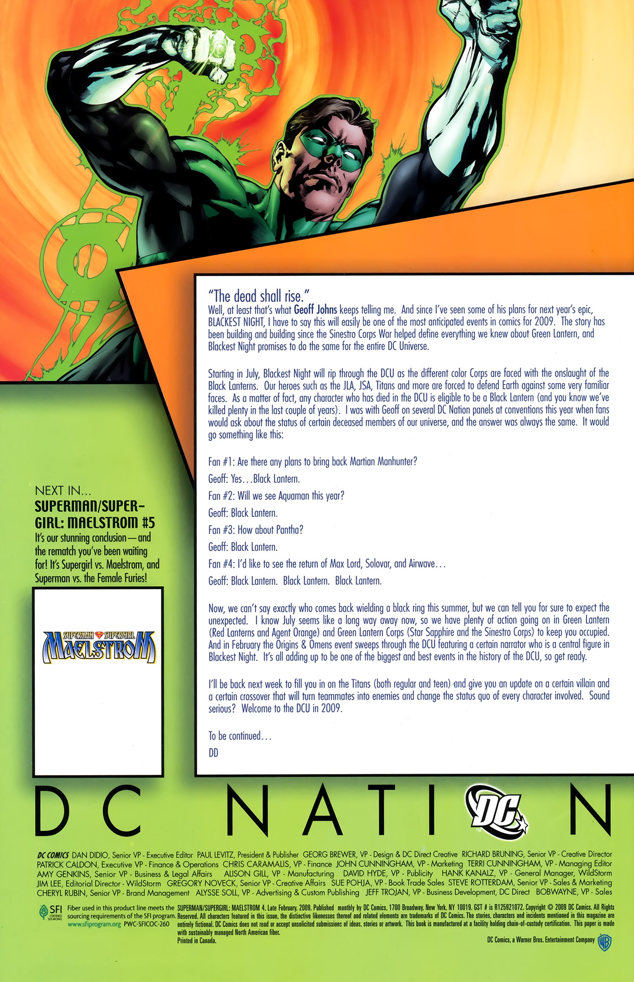 Read online Superman/Supergirl: Maelstrom comic -  Issue #4 - 23